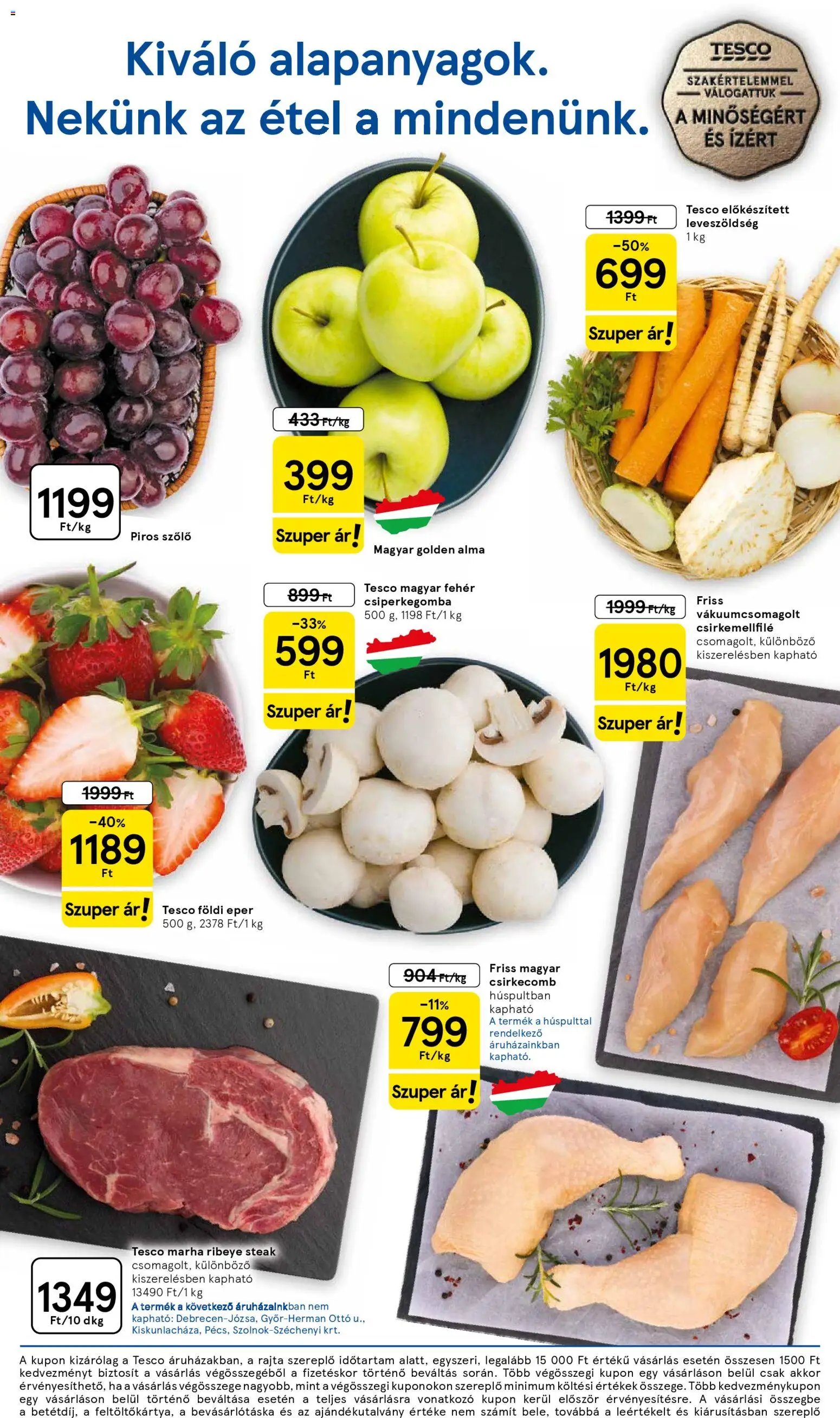 Tesco újság 2026.03.26. Tesco Szupermarket akciós újság (2026-03-26 - 2026-04-01)