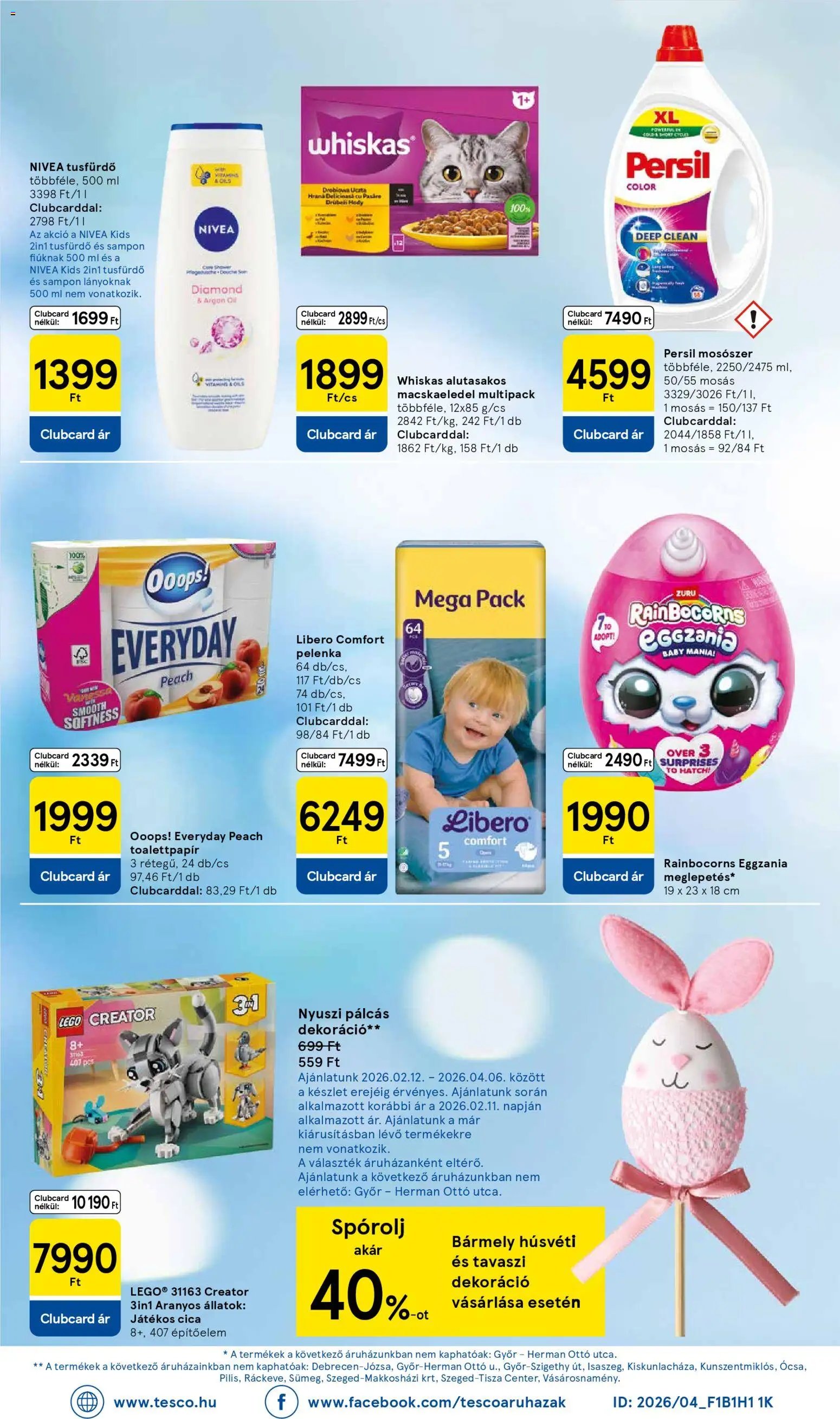 Tesco újság 2026.03.26. Tesco Szupermarket akciós újság (2026-03-26 - 2026-04-01)