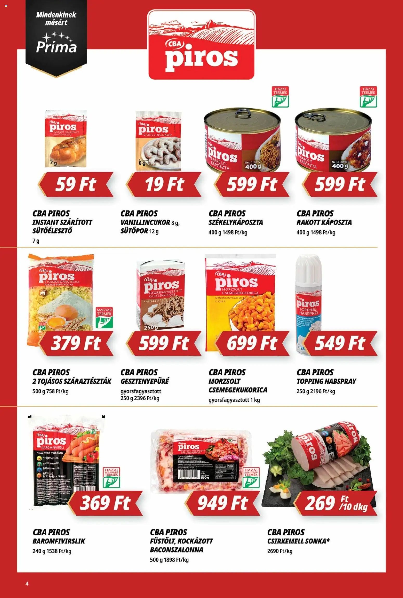 CBA Príma újság 2025.12.11. Akciós újság CBA Príma (2025-12-11 - 2025-12-17)