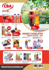 PRIVÁT újság 2026.08.21. PRIVÁT Aktuális szórólap MAX