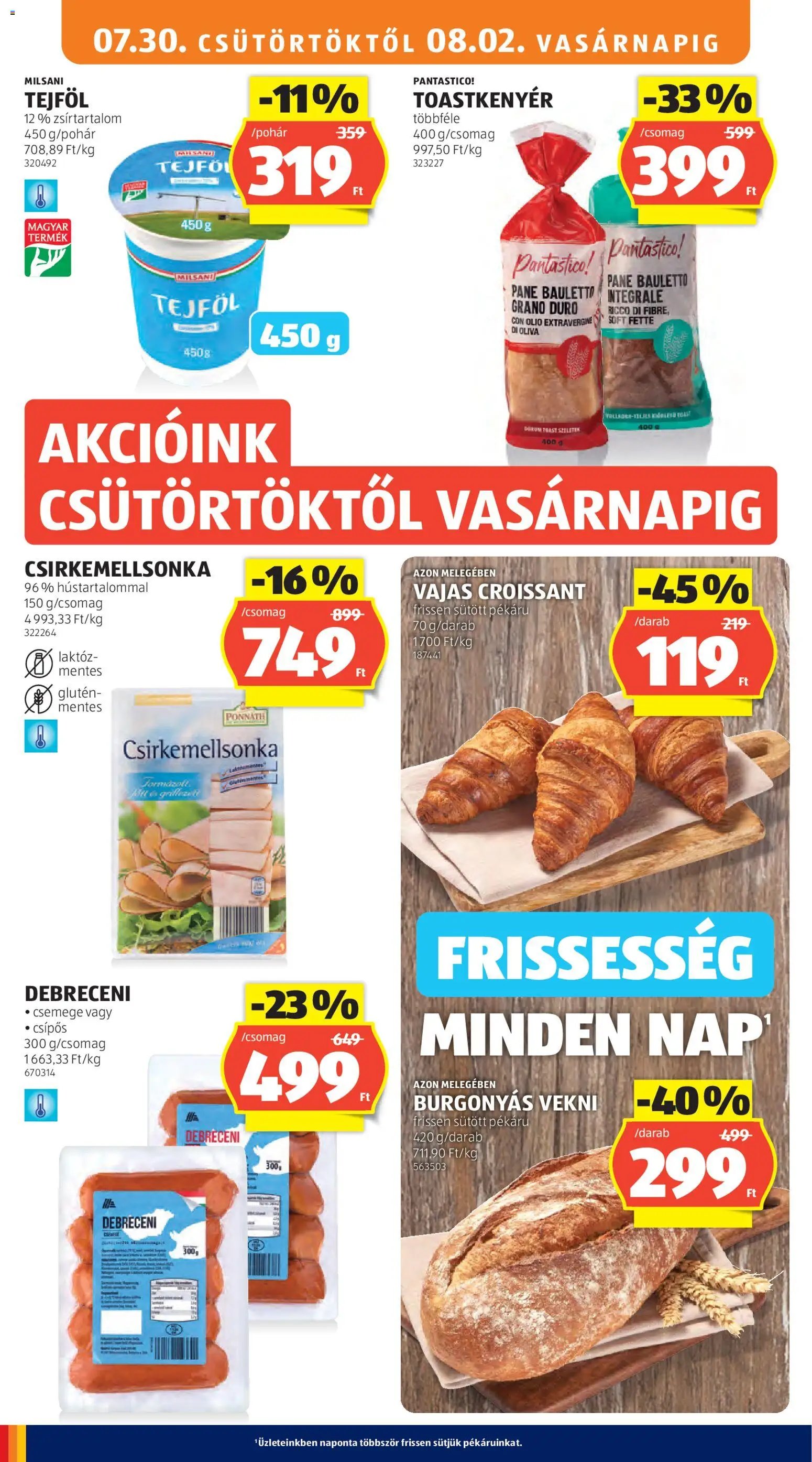 Aldi újság 2026.07.30. Aldi akciós újság