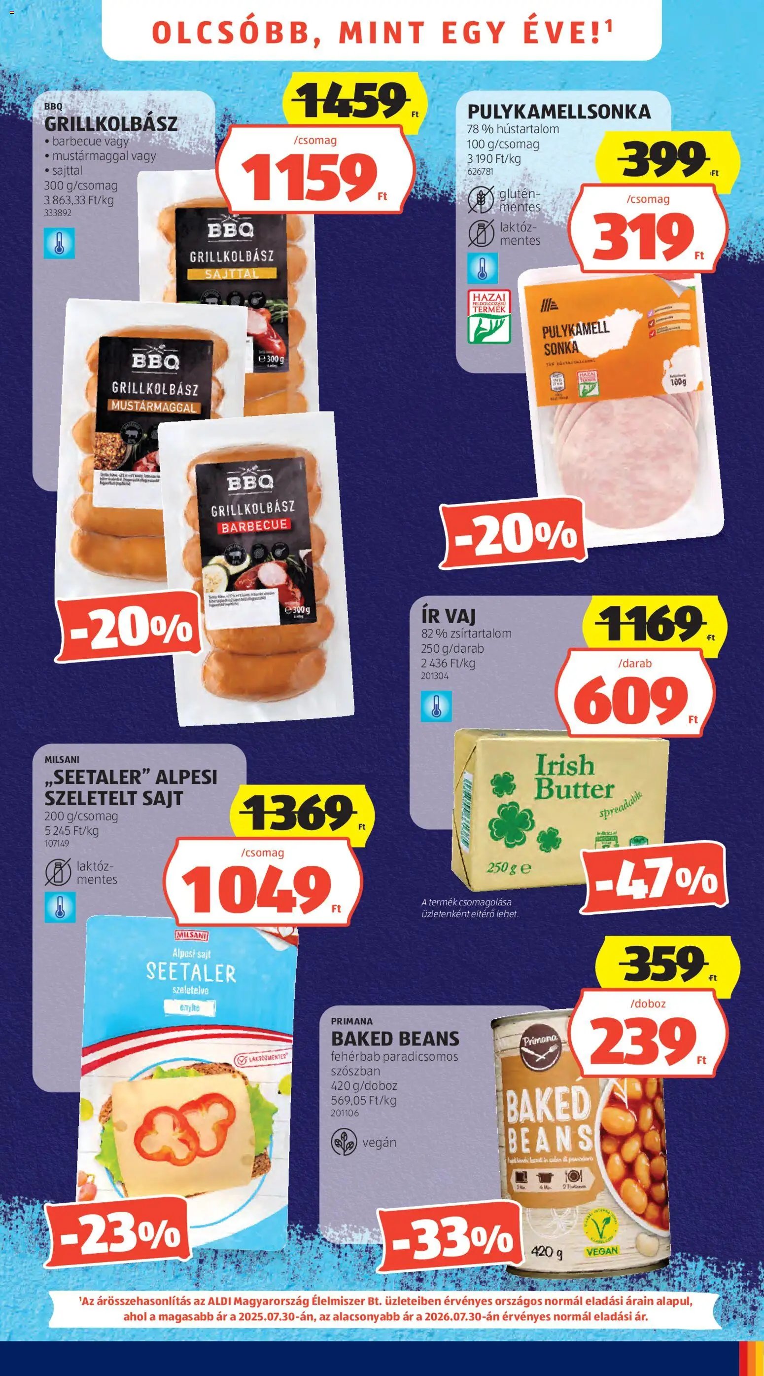 Aldi újság 2026.07.30. Aldi akciós újság