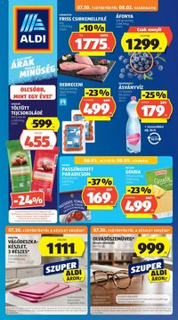 Aldi újság 2026.07.30. Aldi akciós újság