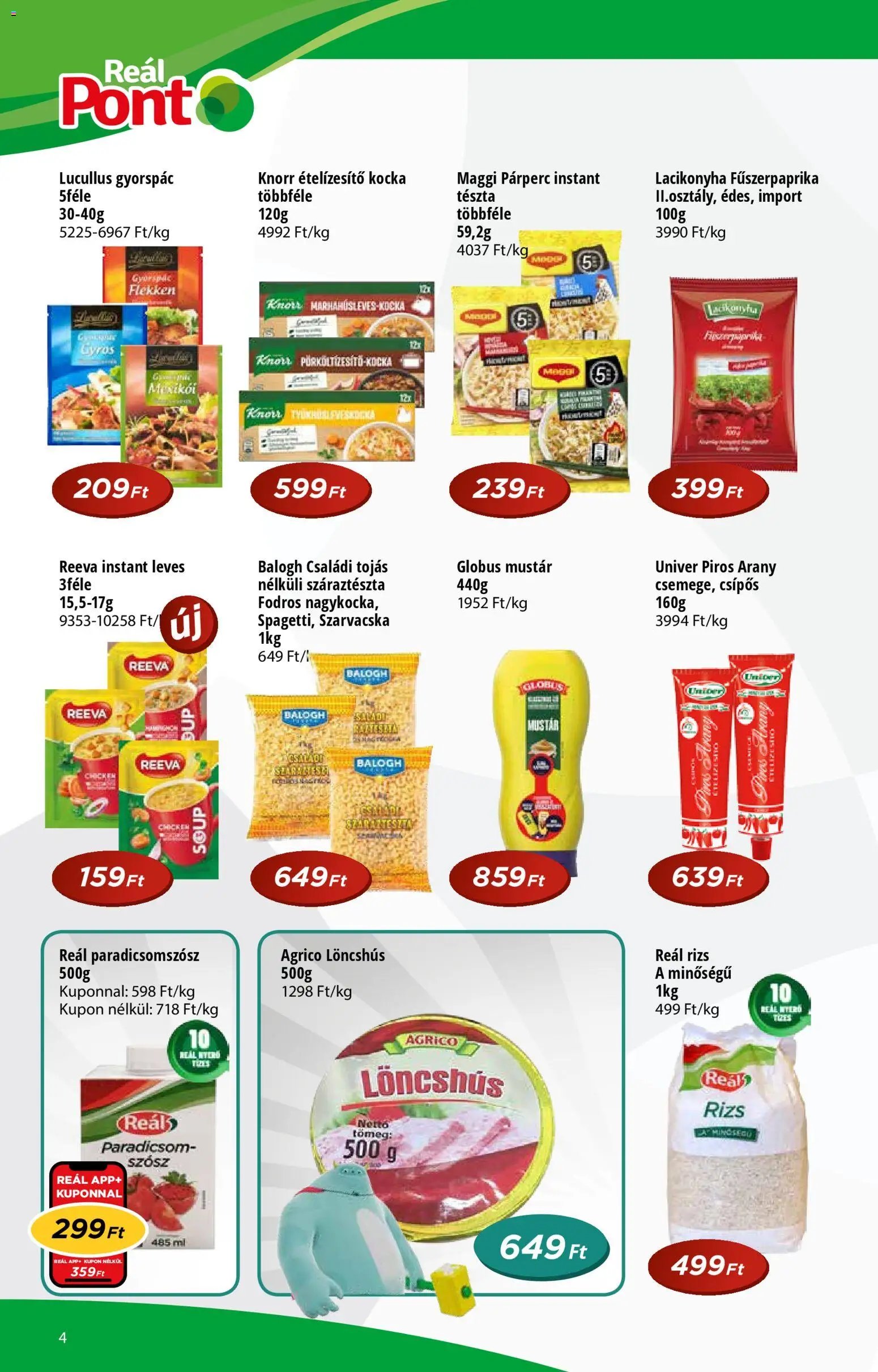 Reál újság 2026.01.14. Akciós újság Pont (2026-01-14 - 2026-01-25)