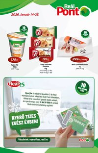 Reál újság 2026.01.14. Akciós újság Pont (2026-01-14 - 2026-01-25)