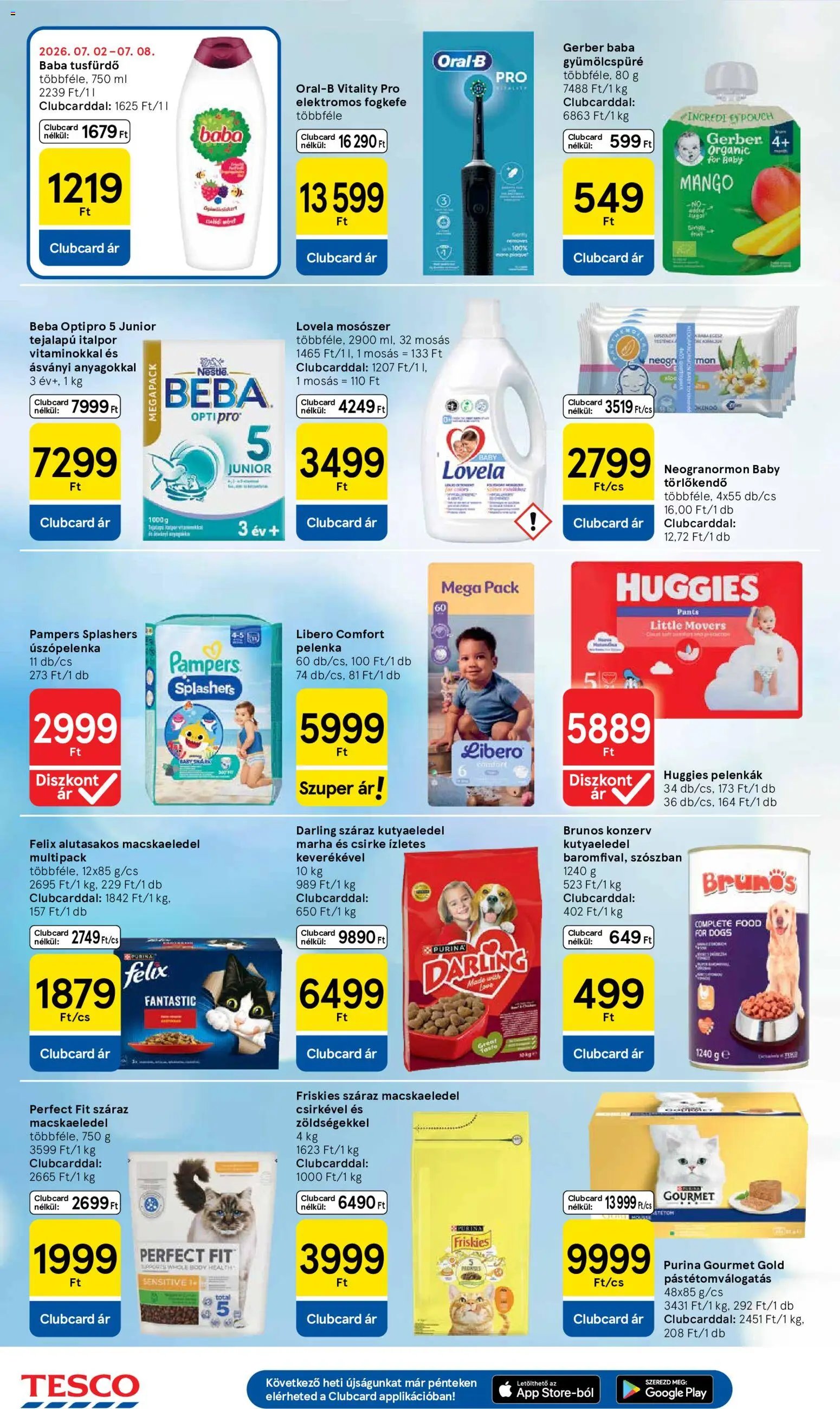 Tesco újság 2026.07.02. Tesco aktuális akciós újság
