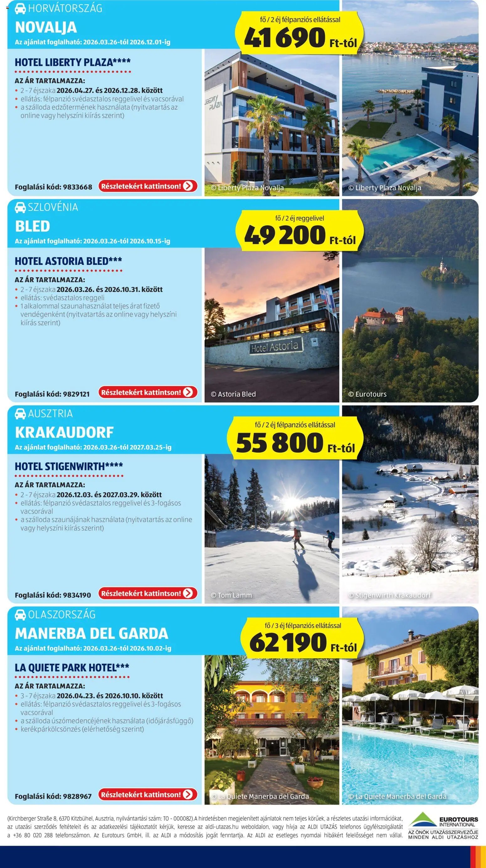 Aldi újság 2026.03.26. Aldi Utazás katalógus (2026-03-26 - 2026-04-01)