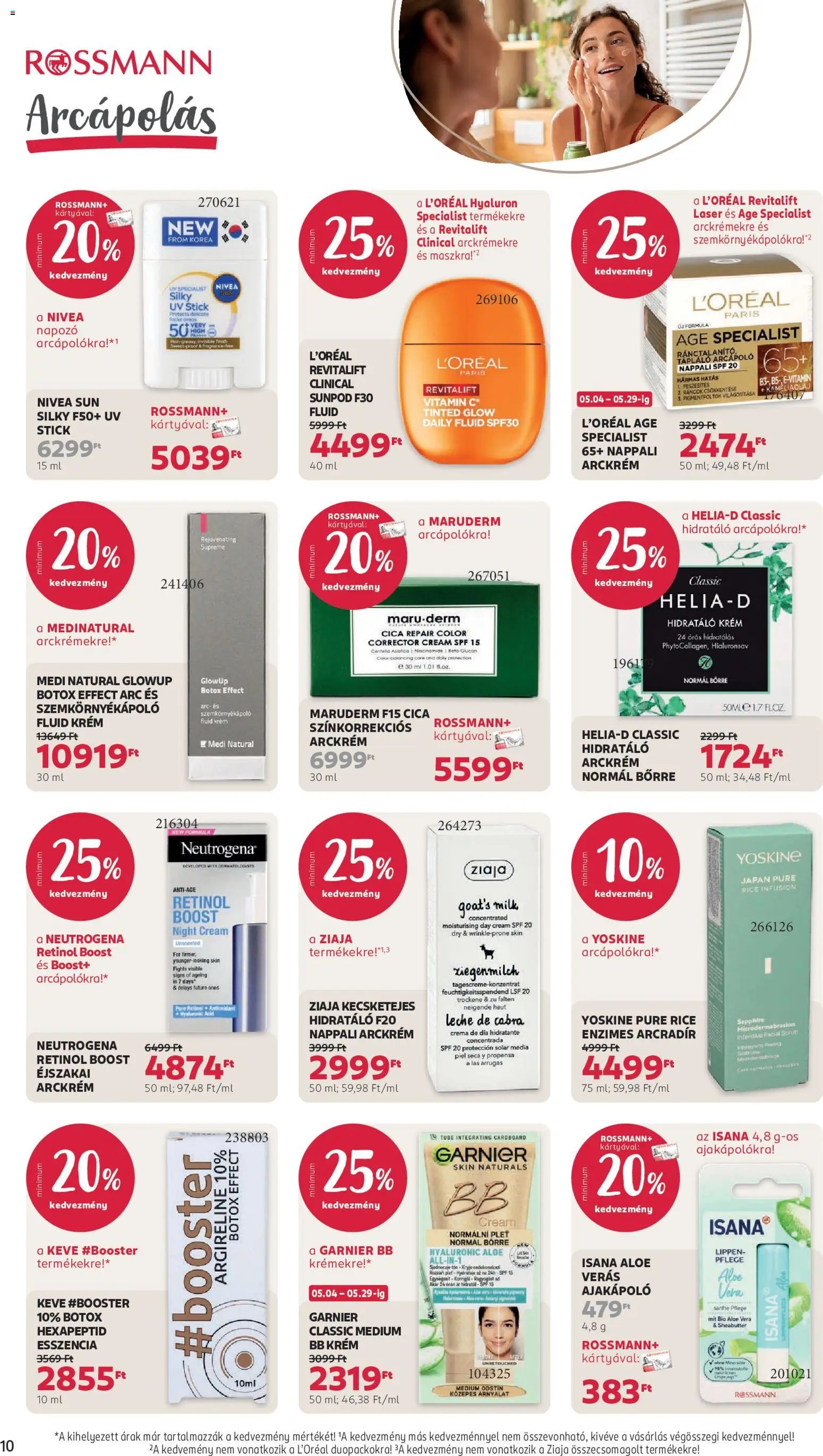 Rossmann újság 2026.05.18. Rossmann akciós újság (2026-05-18 - 2026-05-29)