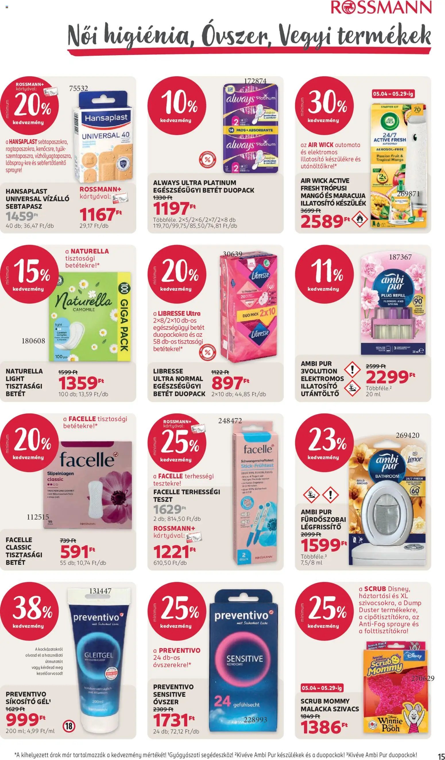 Rossmann újság 2026.05.18. Rossmann akciós újság (2026-05-18 - 2026-05-29)
