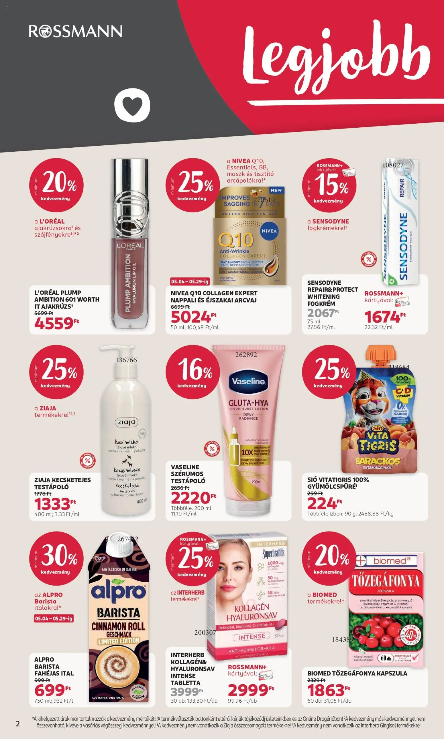 Rossmann újság 2026.05.18. Rossmann akciós újság (2026-05-18 - 2026-05-29)