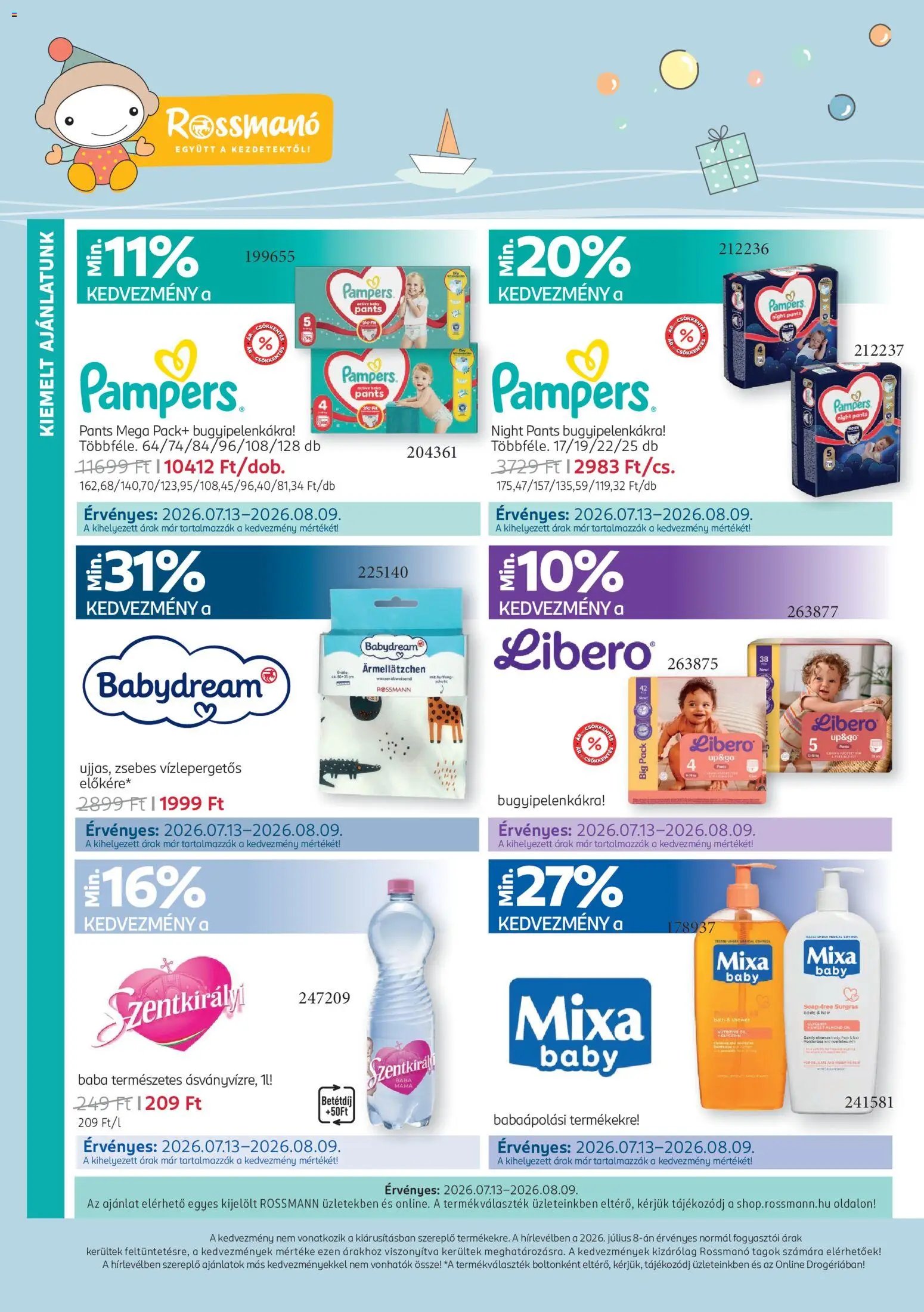 Rossmann újság 2026.07.13. Rossmann Babaprogram