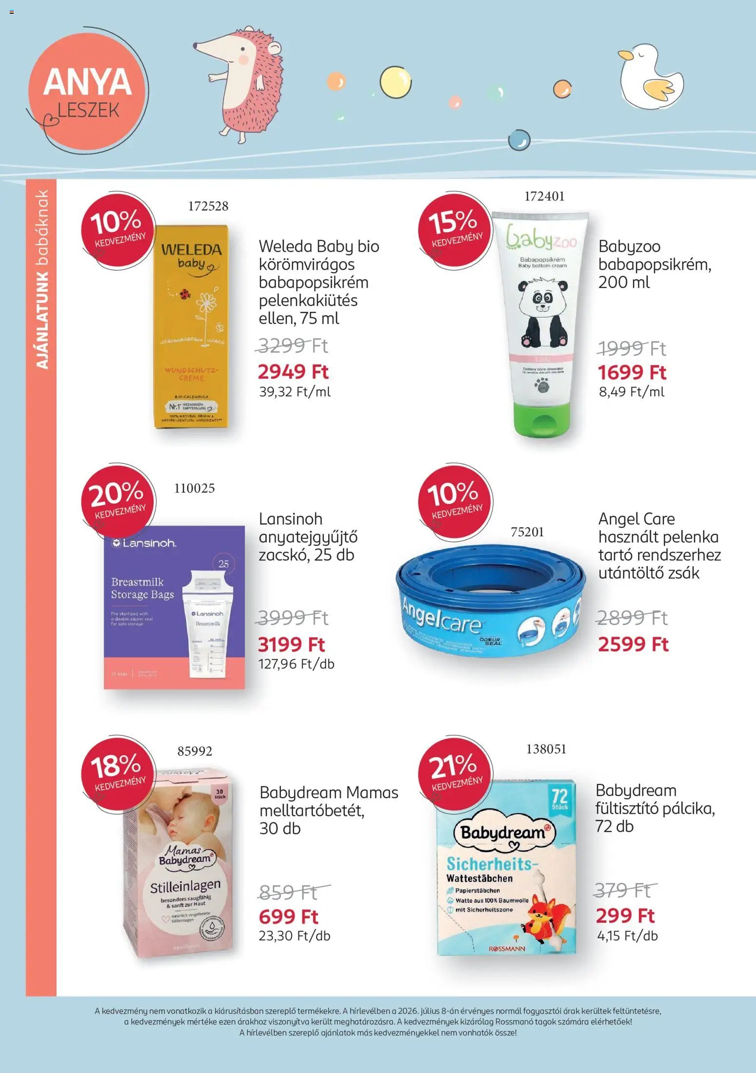 Rossmann újság 2026.07.13. Rossmann Babaprogram