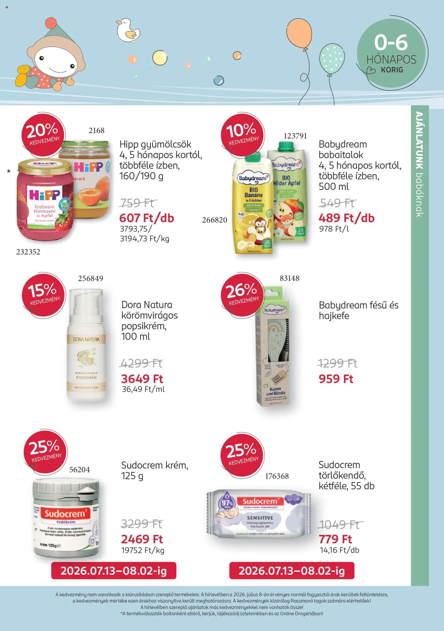 Rossmann újság 2026.07.13. Rossmann Babaprogram