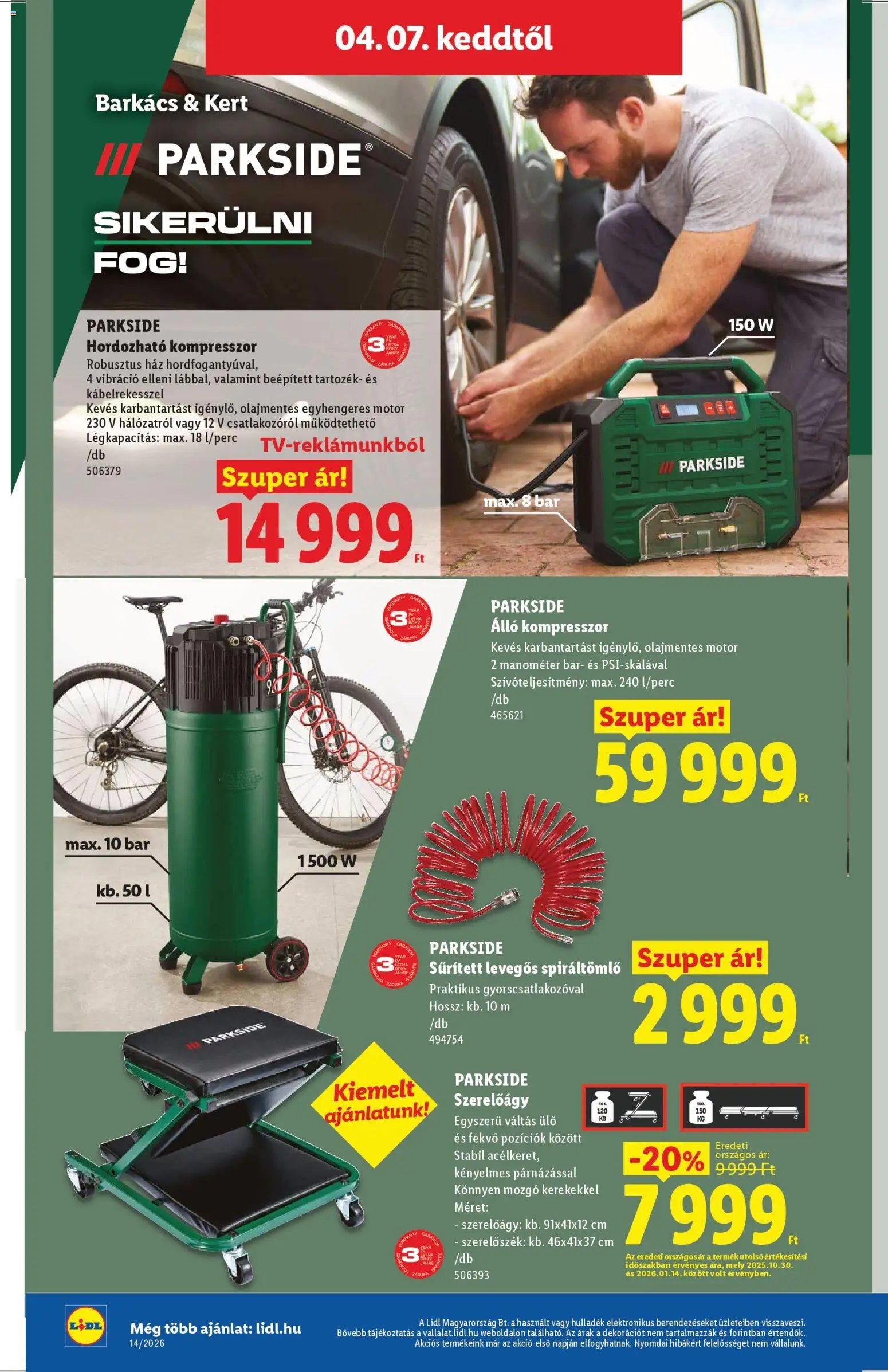 Lidl újság 2026.04.01. Lidl Nonfood kínálatunk (2026-04-01 - 2026-04-08)