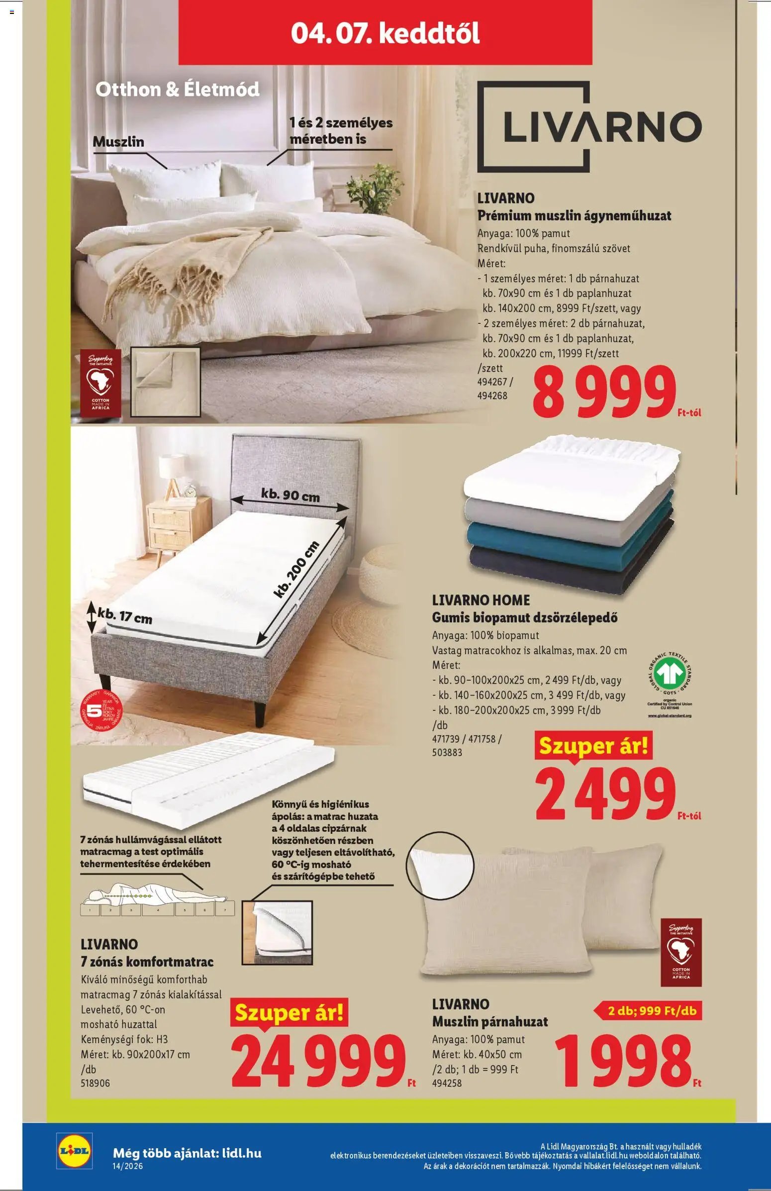 Lidl újság 2026.04.01. Lidl Nonfood kínálatunk (2026-04-01 - 2026-04-08)