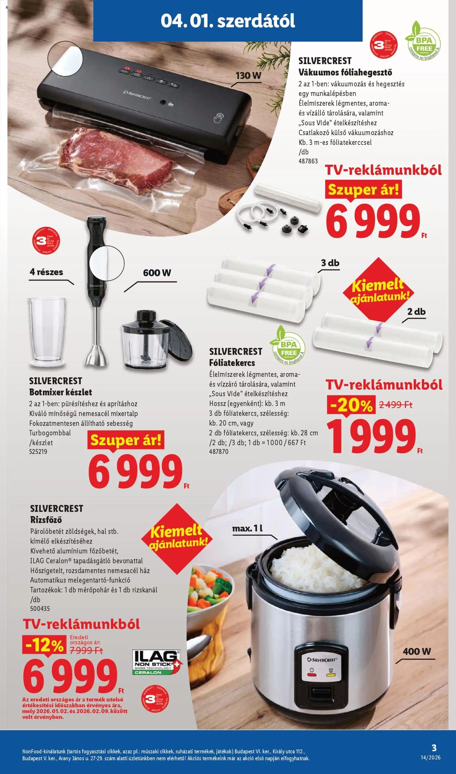 Lidl újság 2026.04.01. Lidl Nonfood kínálatunk (2026-04-01 - 2026-04-08)
