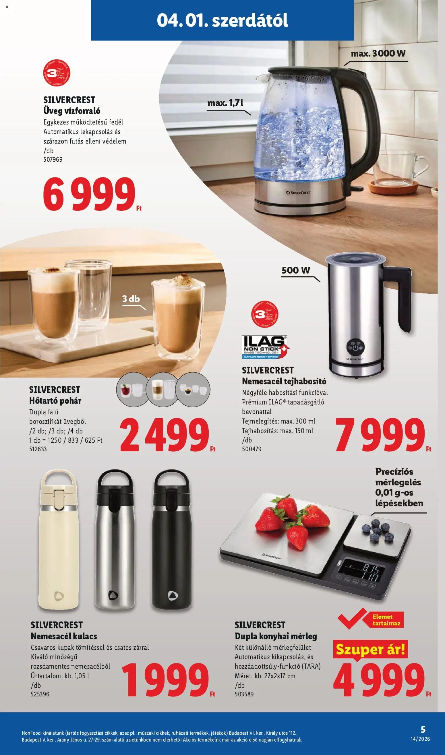 Lidl újság 2026.04.01. Lidl Nonfood kínálatunk (2026-04-01 - 2026-04-08)