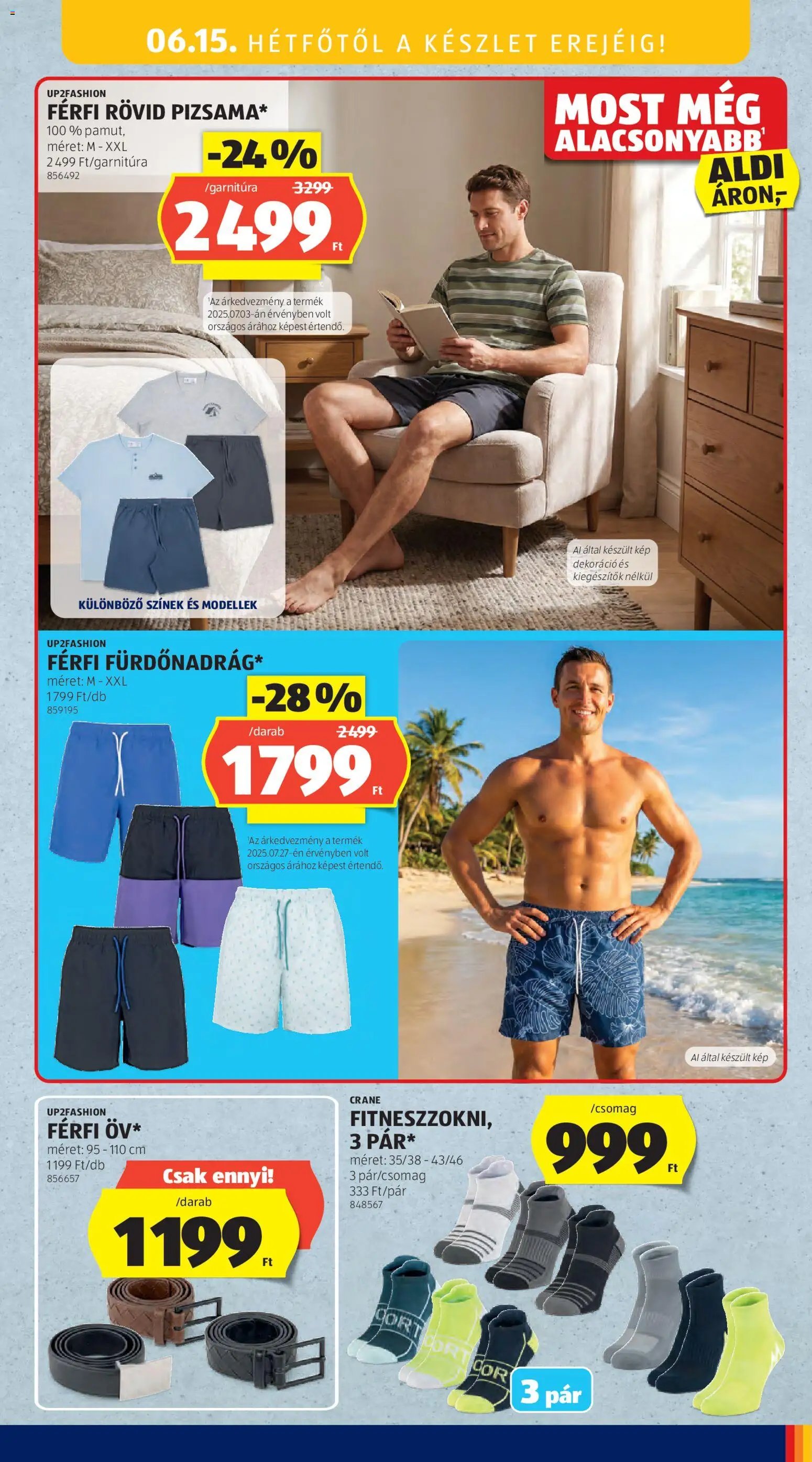 Aldi újság 2026.06.11. Aldi Középső sor termékei