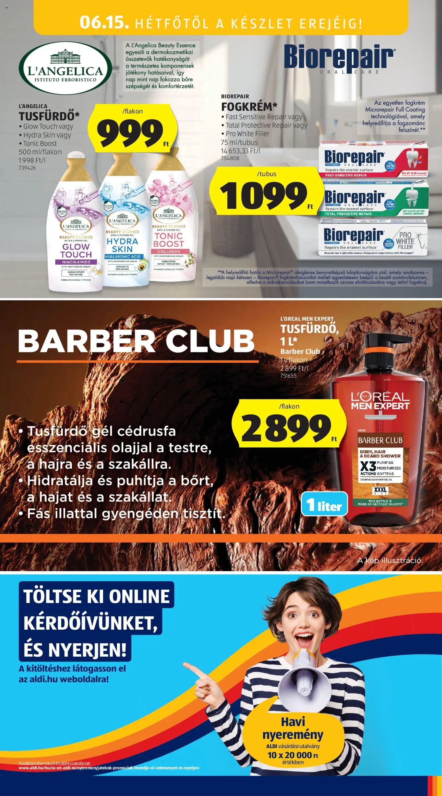 Aldi újság 2026.06.11. Aldi Középső sor termékei