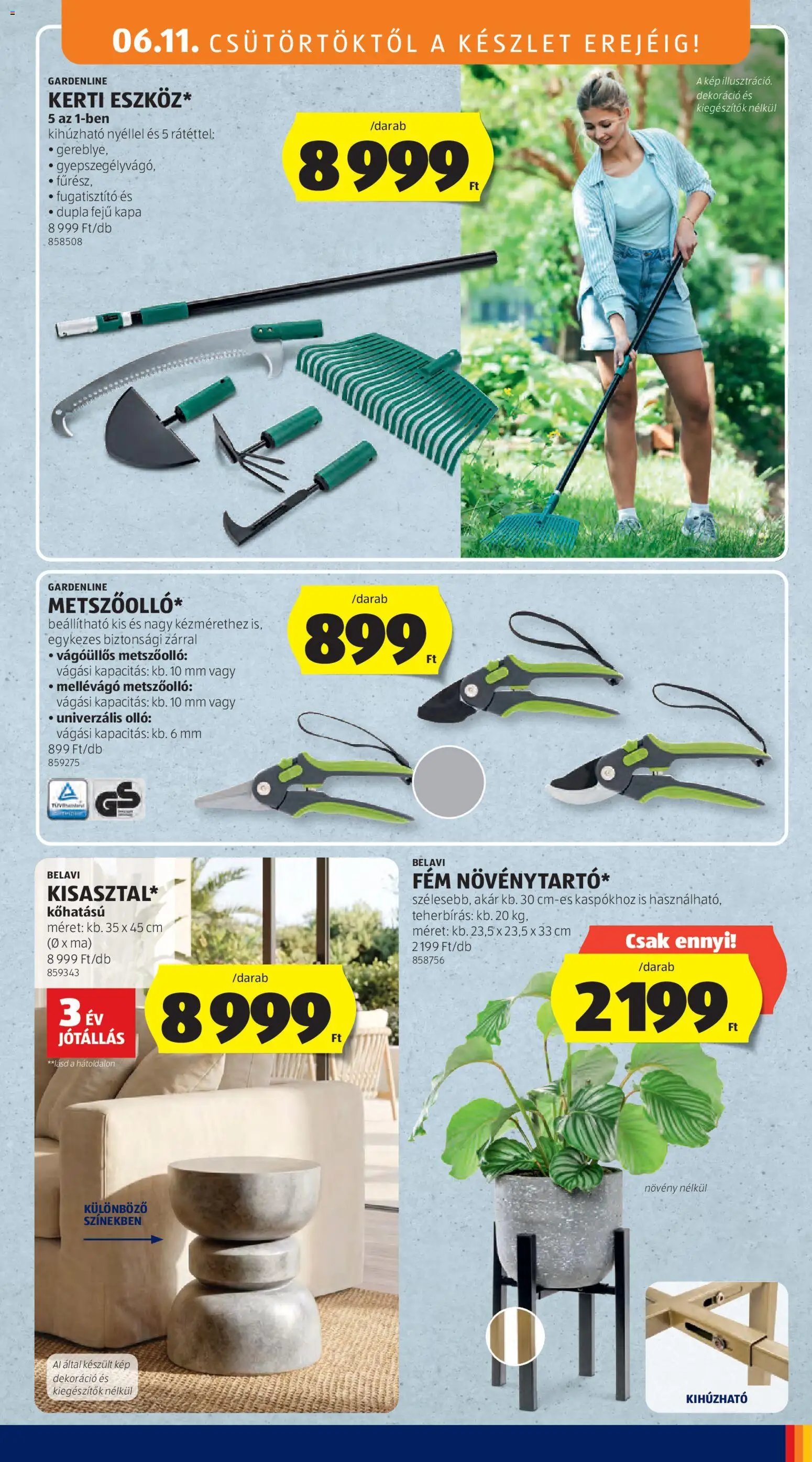Aldi újság 2026.06.11. Aldi Középső sor termékei