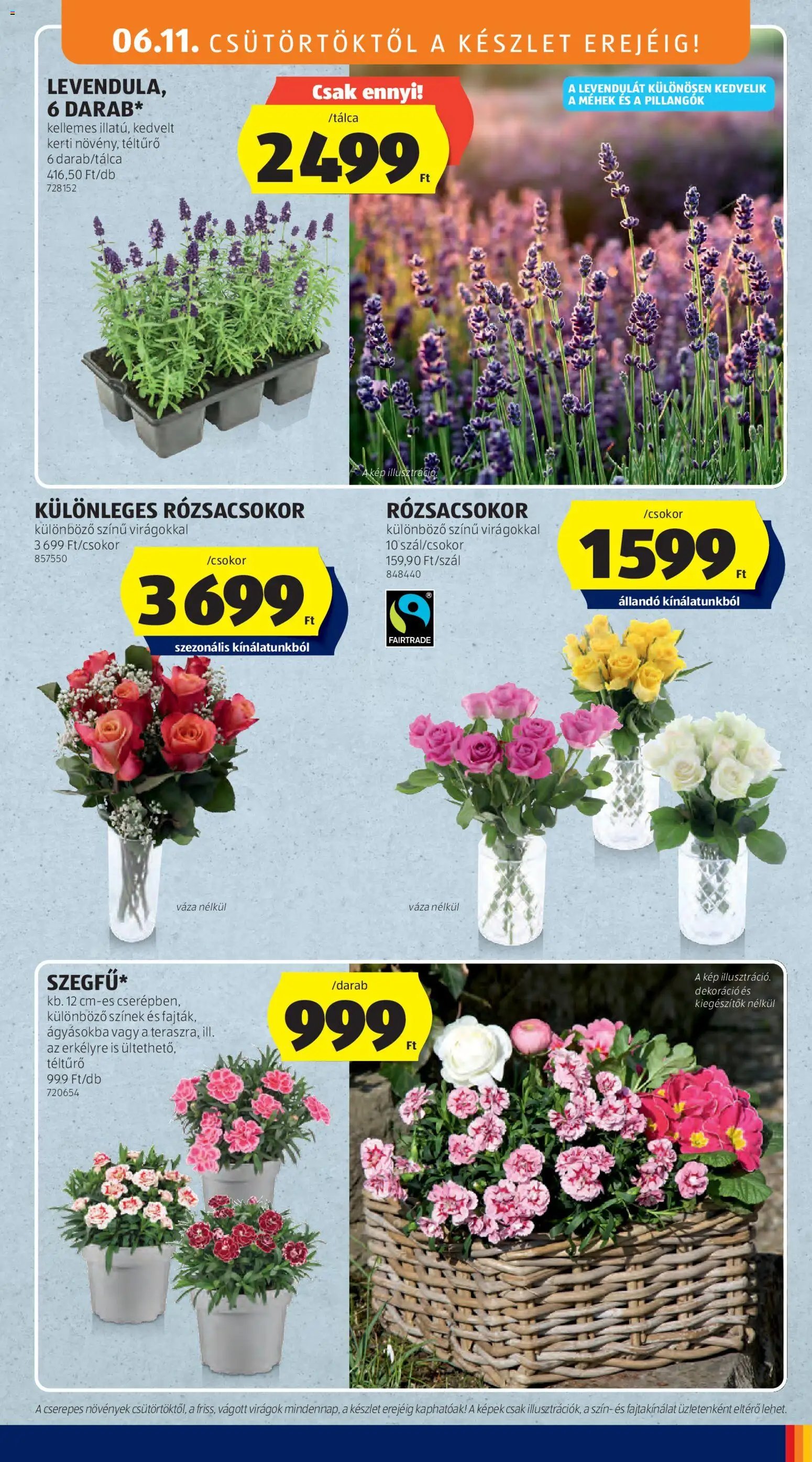 Aldi újság 2026.06.11. Aldi Középső sor termékei