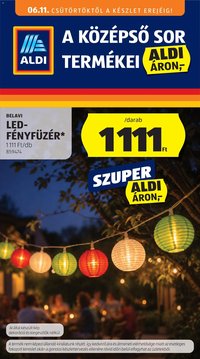 Aldi újság 2026.06.11. Aldi Középső sor termékei