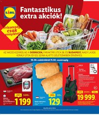 Lidl újság 2025.10.30. Debrecen, Budapest (2025-10-30 - 2025-11-02)