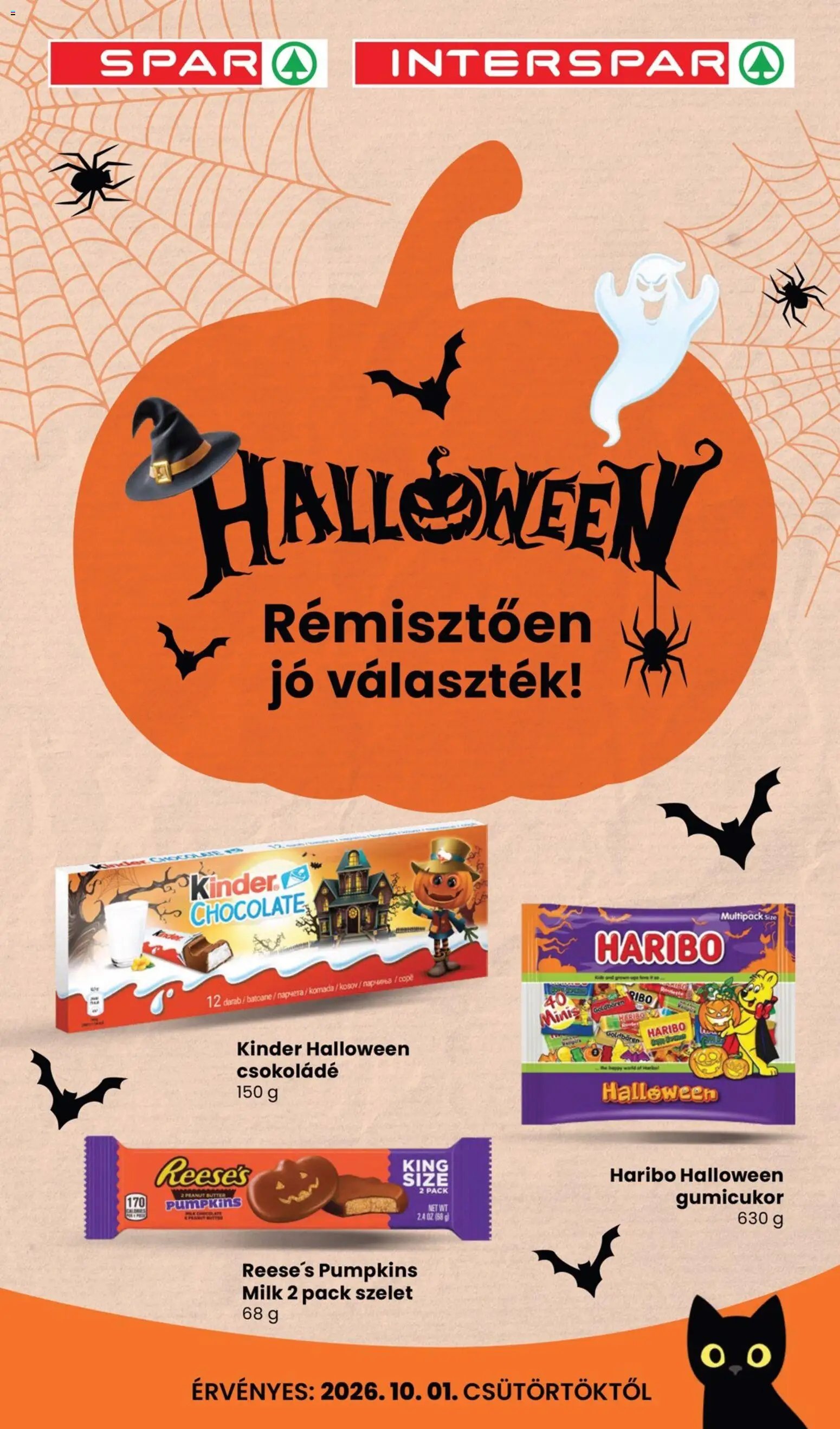 Spar újság 2026.10.01. Spar Halloween katalógus