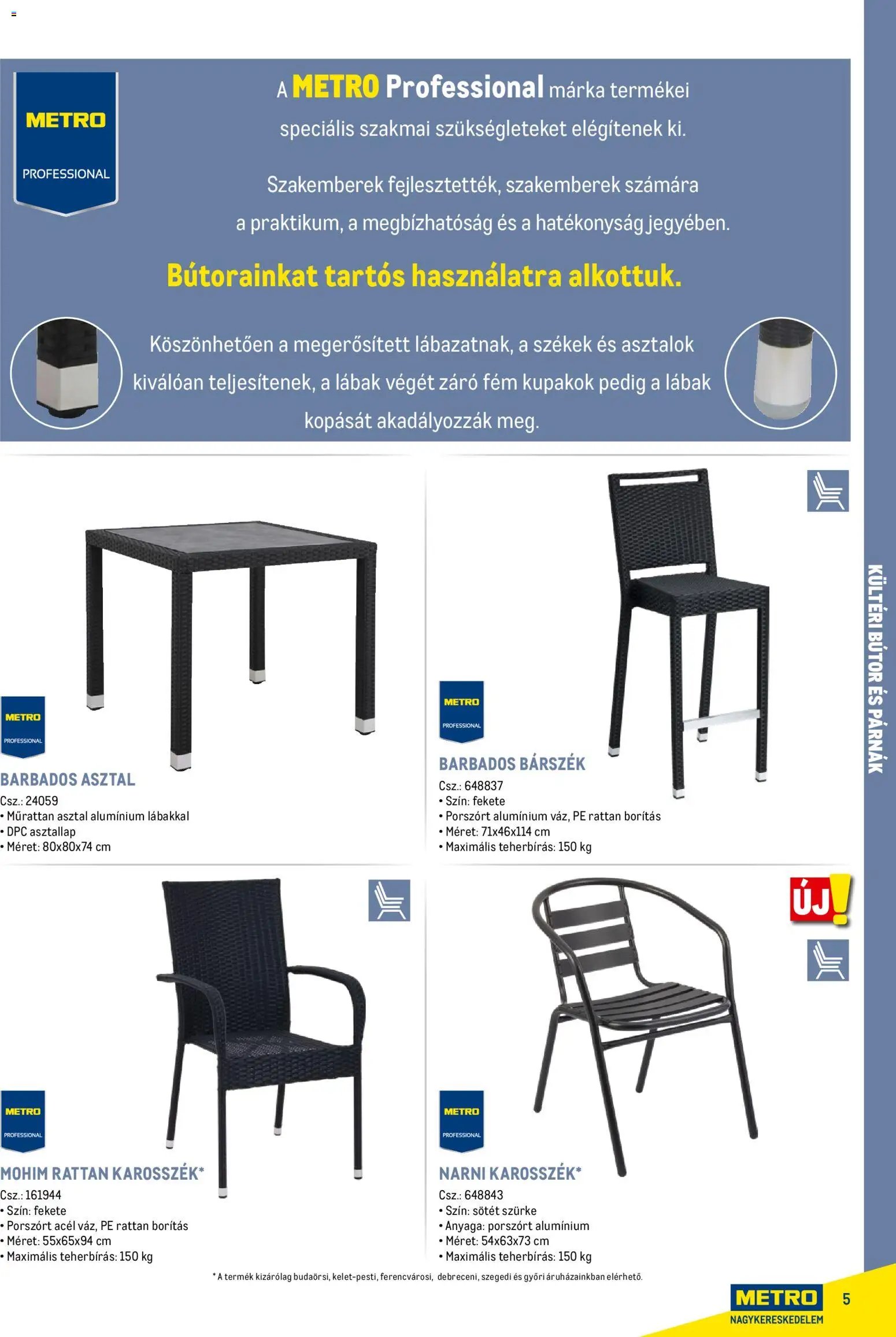 Metro újság 2026.02.16. Metro Szezonális bútorok és kiegészítők (2026-02-16)