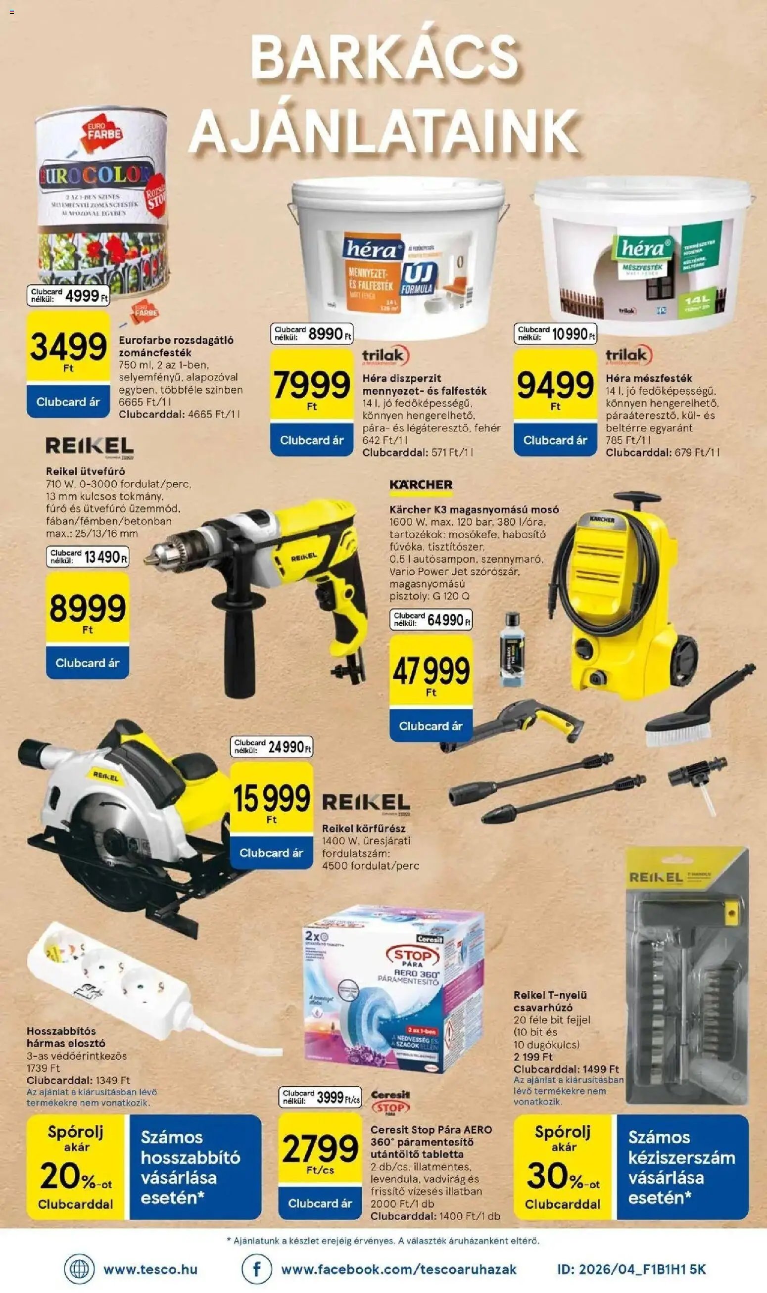 Tesco újság 2026.03.26. Tesco akciós újság (2026-03-26 - 2026-04-01)