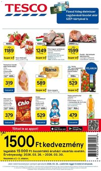 Tesco újság 2026.03.26. Tesco akciós újság (2026-03-26 - 2026-04-01)