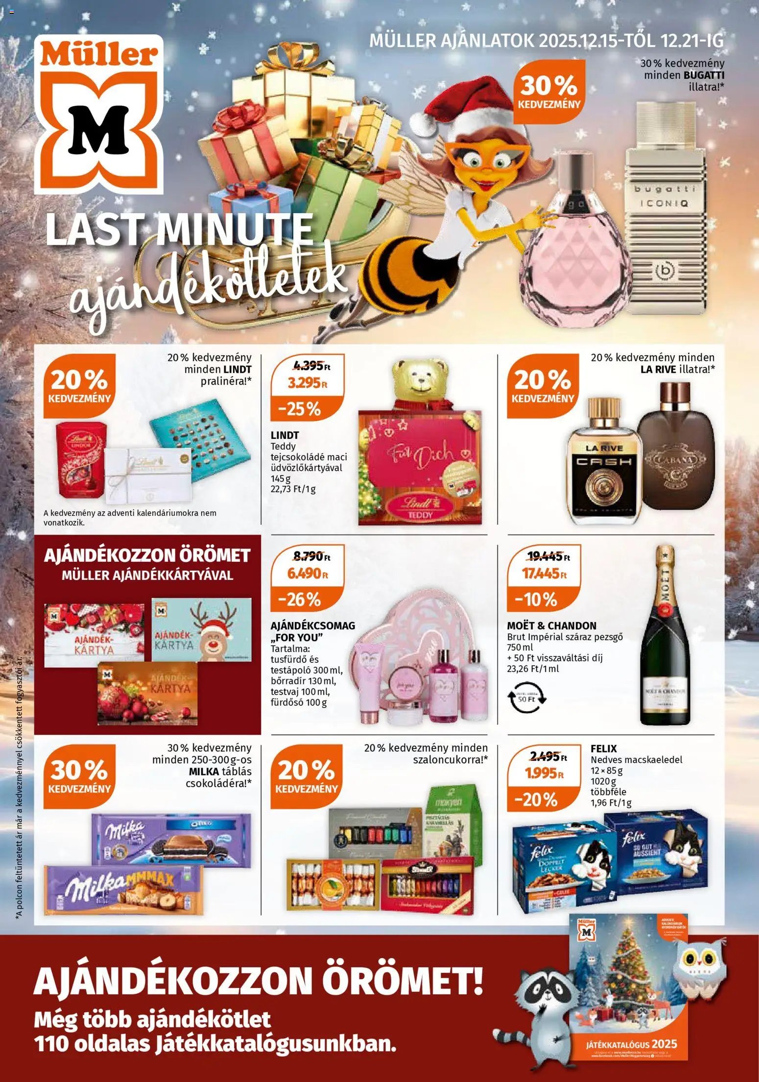 Müller újság 2025.12.15. Akciós újság Müller (2025-12-15 - 2025-12-21)