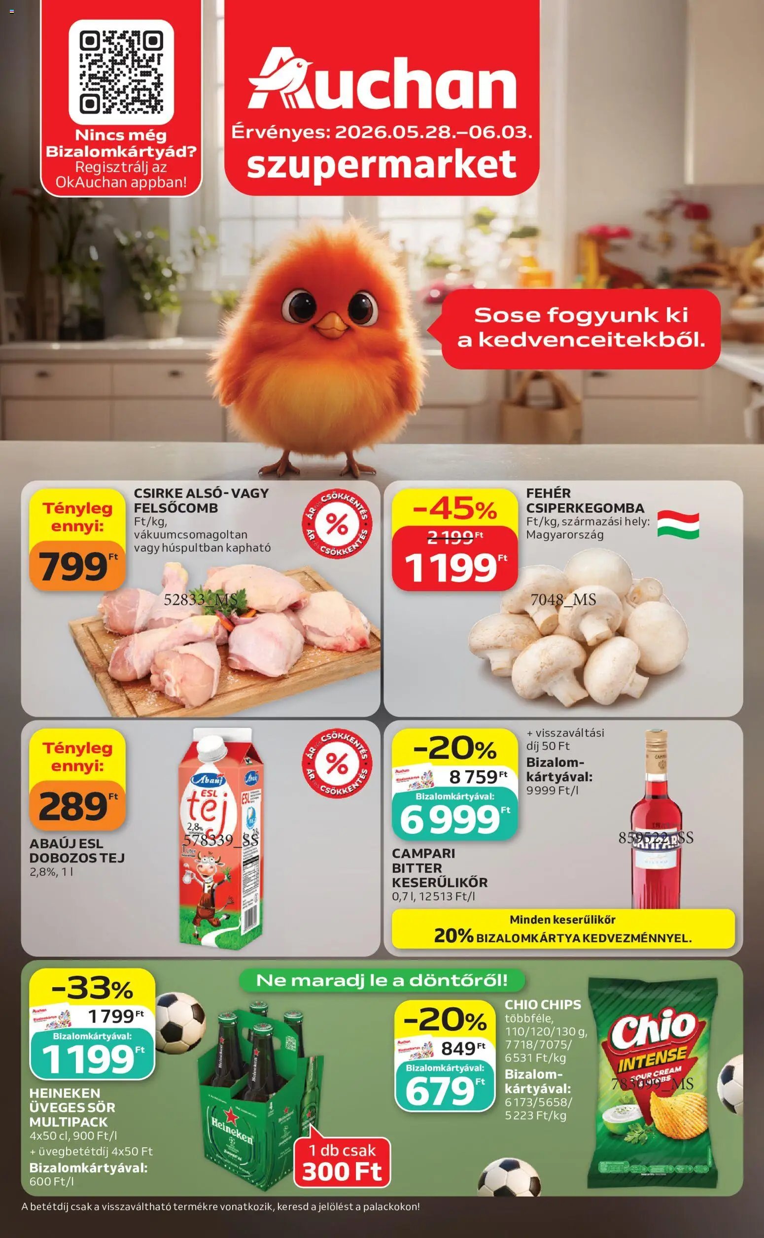 Auchan újság 2026.05.28. Auchan Szupermarket akciós újság (2026-05-28 - 2026-06-03)