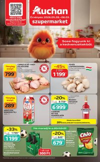 Auchan újság 2026.05.28. Auchan Szupermarket akciós újság (2026-05-28 - 2026-06-03)