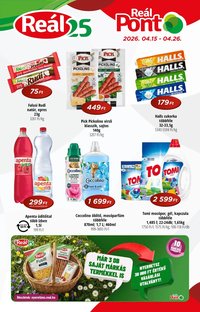 Reál újság 2026.04.15. Reál Pont akciós újság (2026-04-15 - 2026-04-26)