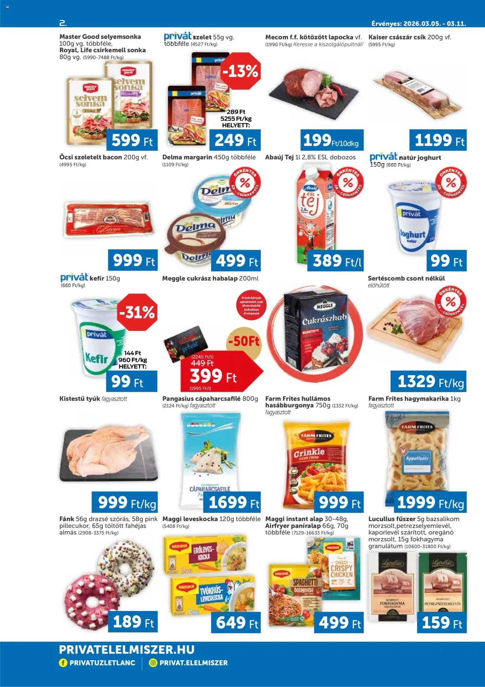 PRIVÁT újság 2026.03.05. PRIVÁT akciós újság (2026-03-05 - 2026-03-11)