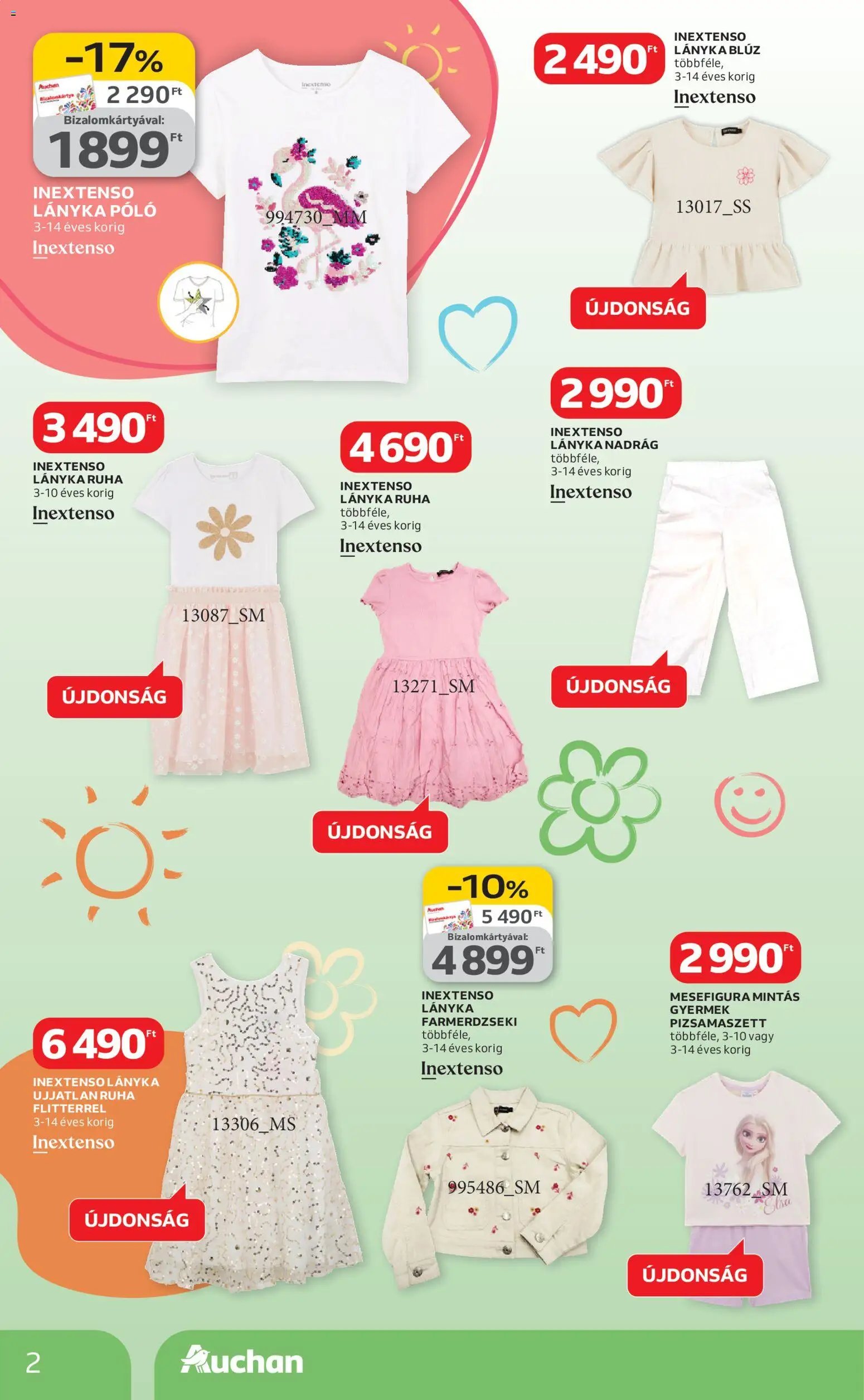 Auchan újság 2026.03.05. Auchan Tavaszi textil ajánlataink (2026-03-05 - 2026-04-01)