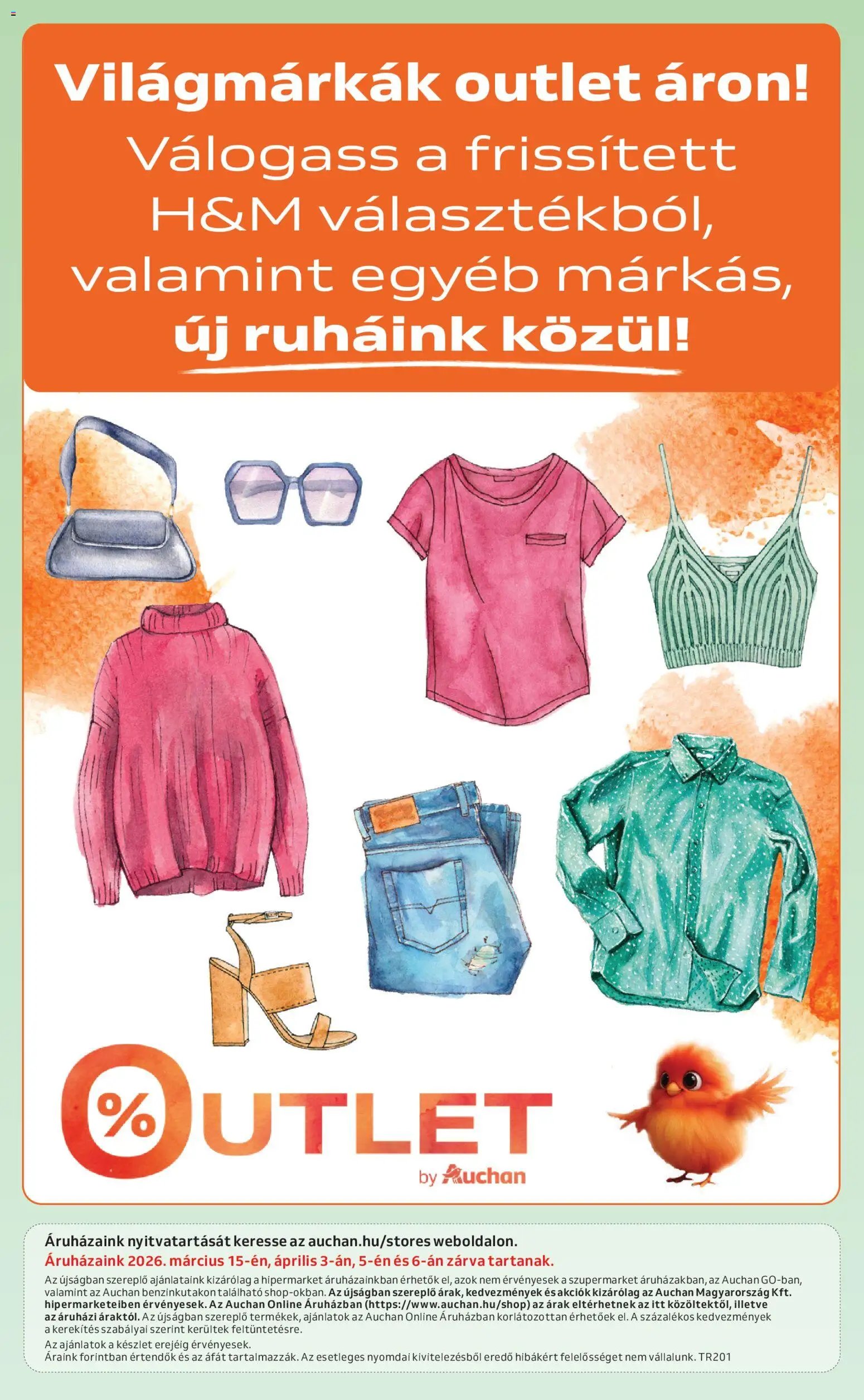 Auchan újság 2026.03.05. Auchan Tavaszi textil ajánlataink (2026-03-05 - 2026-04-01)