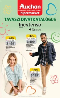 Auchan újság 2026.03.05. Auchan Tavaszi textil ajánlataink (2026-03-05 - 2026-04-01)