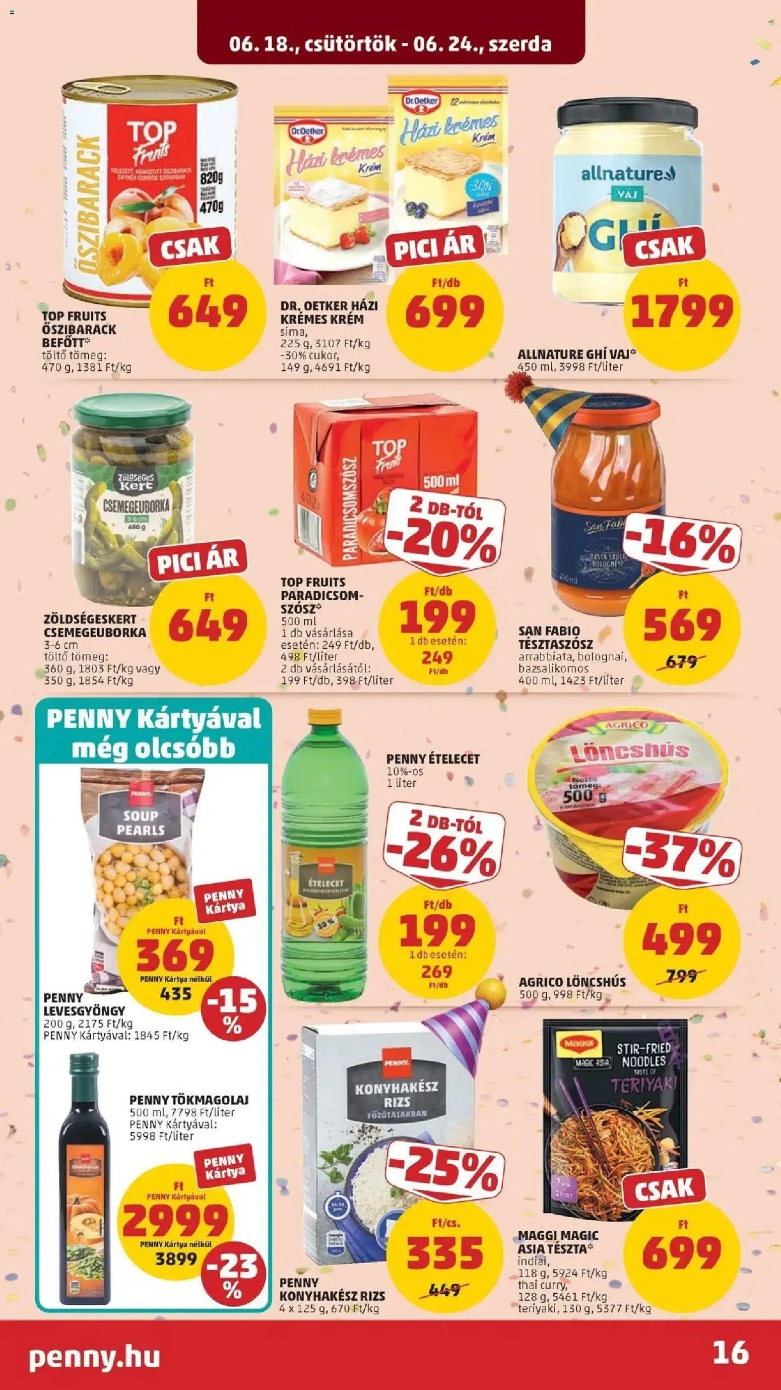 PENNY újság 2026.06.18. Penny aktuális akciós újság