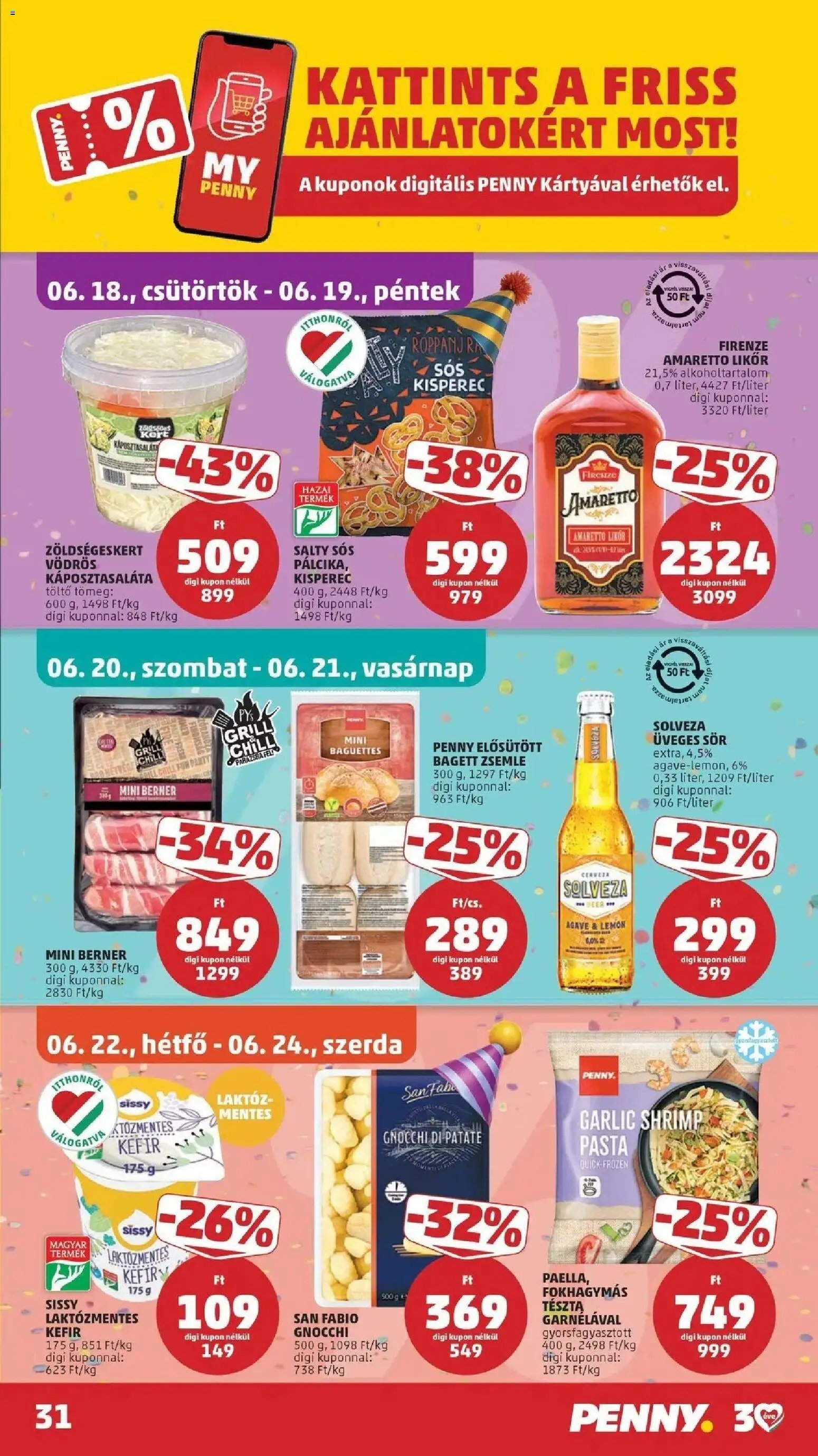 PENNY újság 2026.06.18. Penny aktuális akciós újság