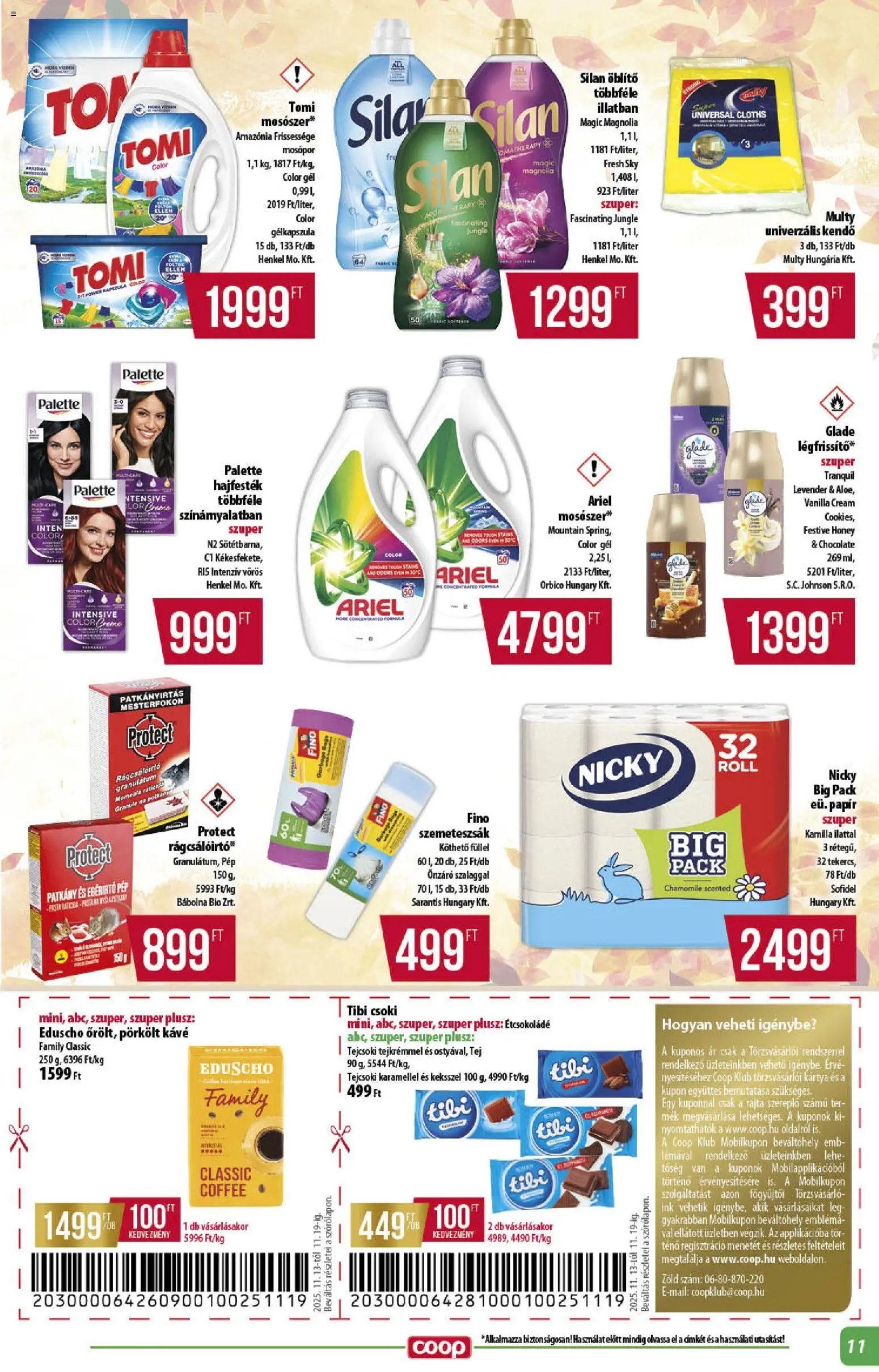 COOP újság 2025.11.13. Alföld Pro-Coop Zrt. - Abc szuper (2025-11-13 - 2025-11-19)