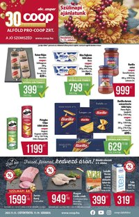 COOP újság 2025.11.13. Alföld Pro-Coop Zrt. - Abc szuper (2025-11-13 - 2025-11-19)