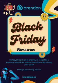 Brendon Black Friday értesítés 2026.10.19. - lapozható formában szórólap ✳️