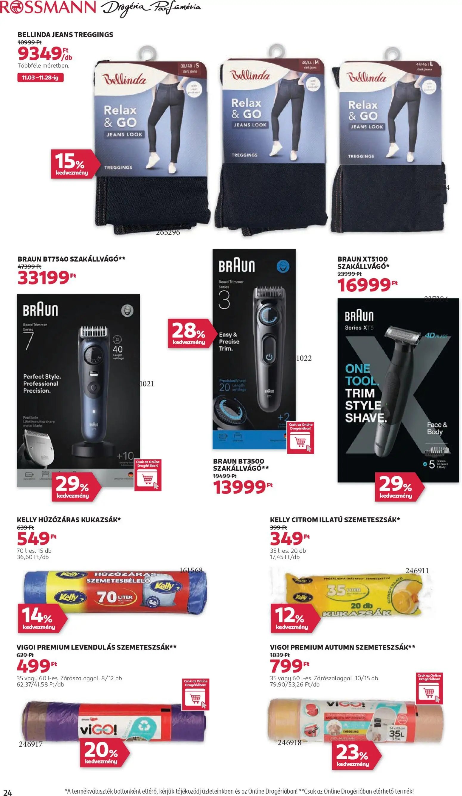 Rossmann újság 2025.11.17. Akciós újság Rossmann (2025-11-17 - 2025-11-28)