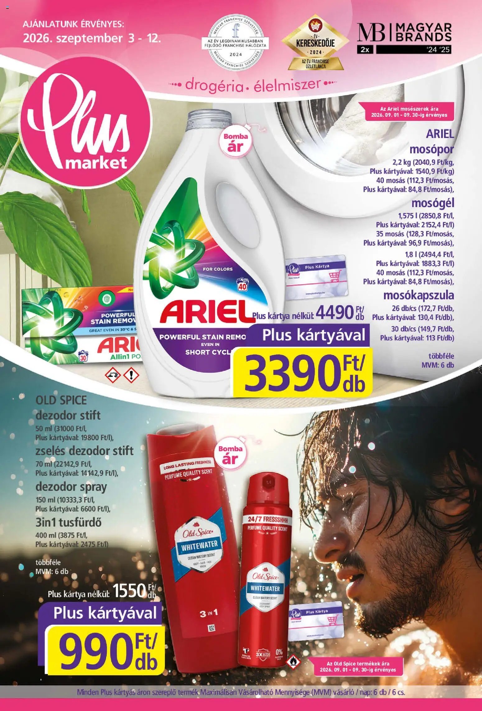 Plus Market újság 2026.09.03. Plus Market akciós újság