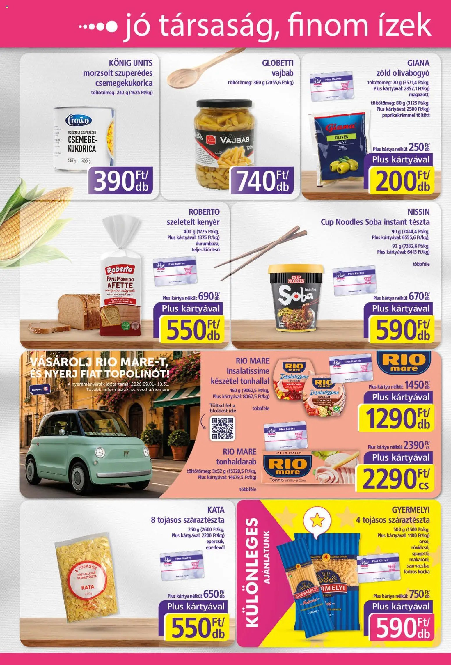 Plus Market újság 2026.09.03. Plus Market akciós újság