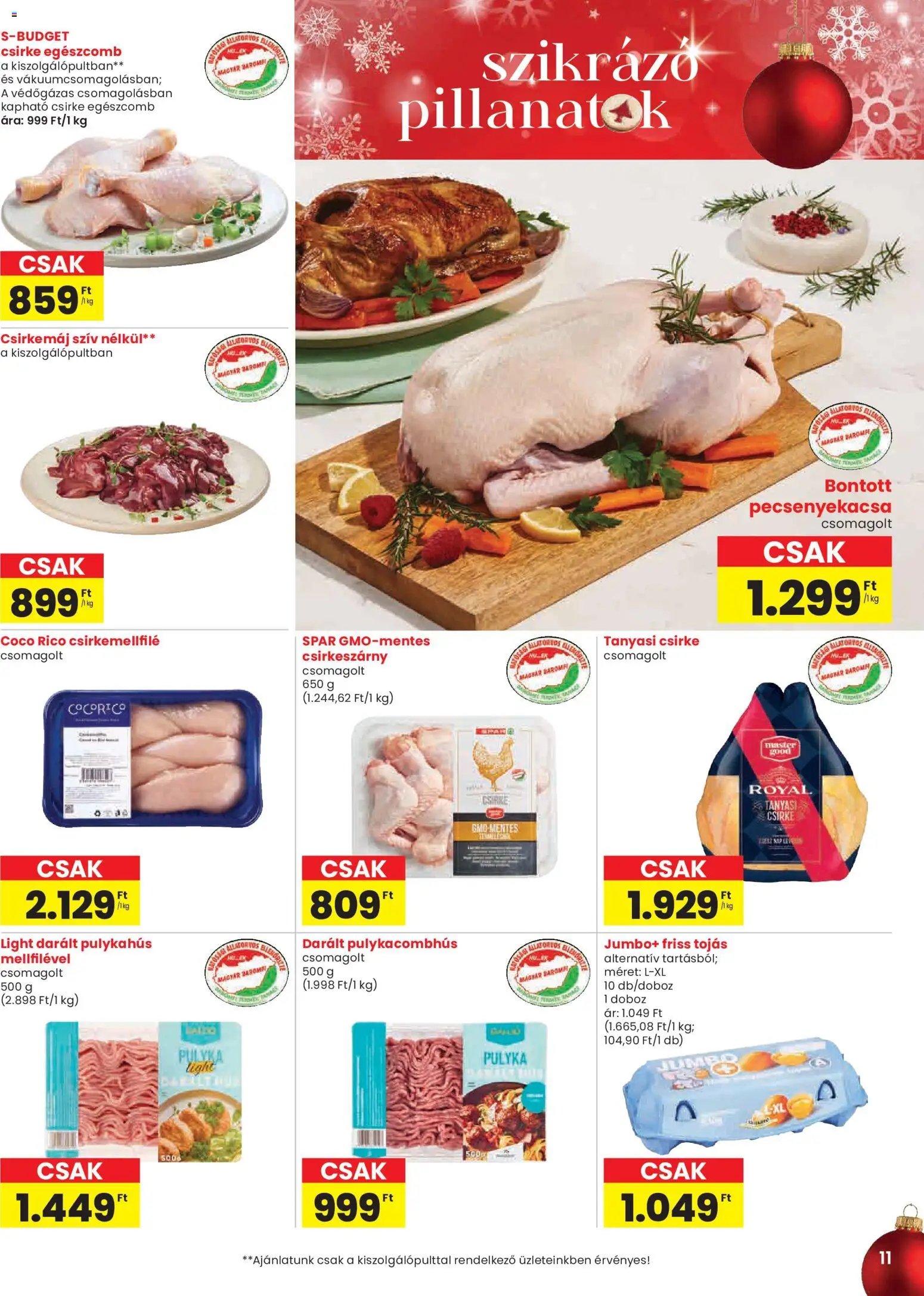 Spar újság 2025.12.11. Akciós újság Spar (2025-12-11 - 2025-12-17)