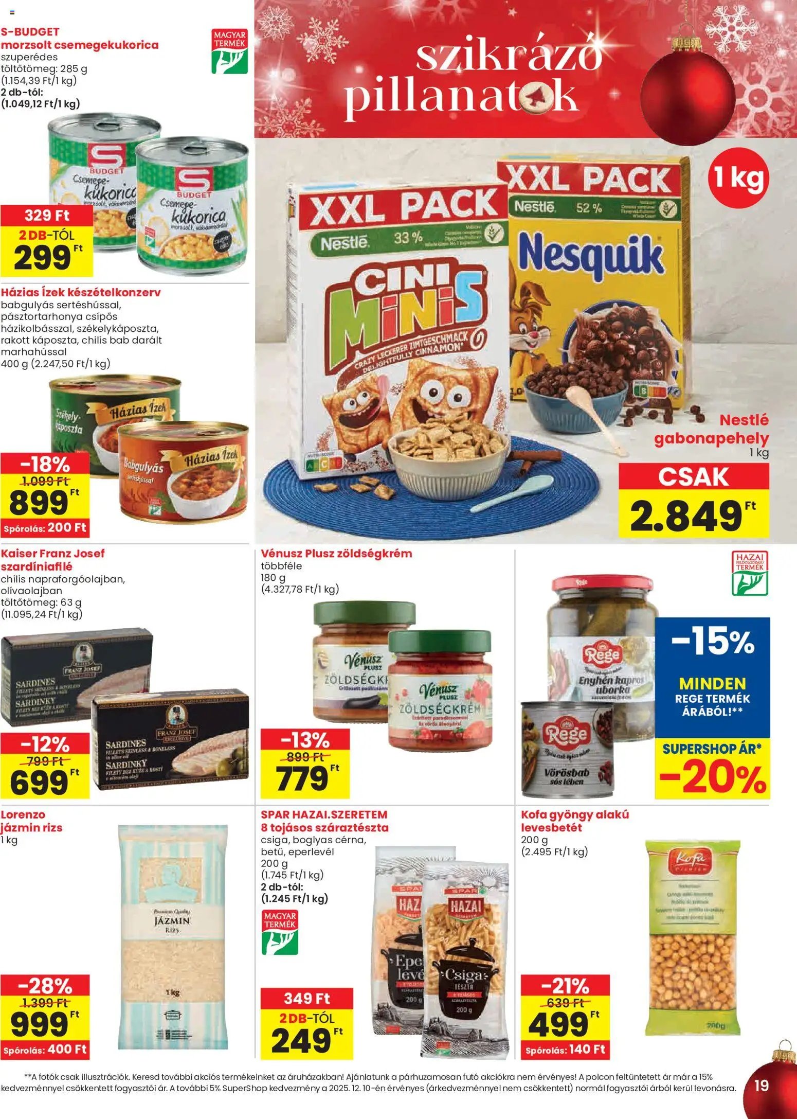 Spar újság 2025.12.11. Akciós újság Spar (2025-12-11 - 2025-12-17)