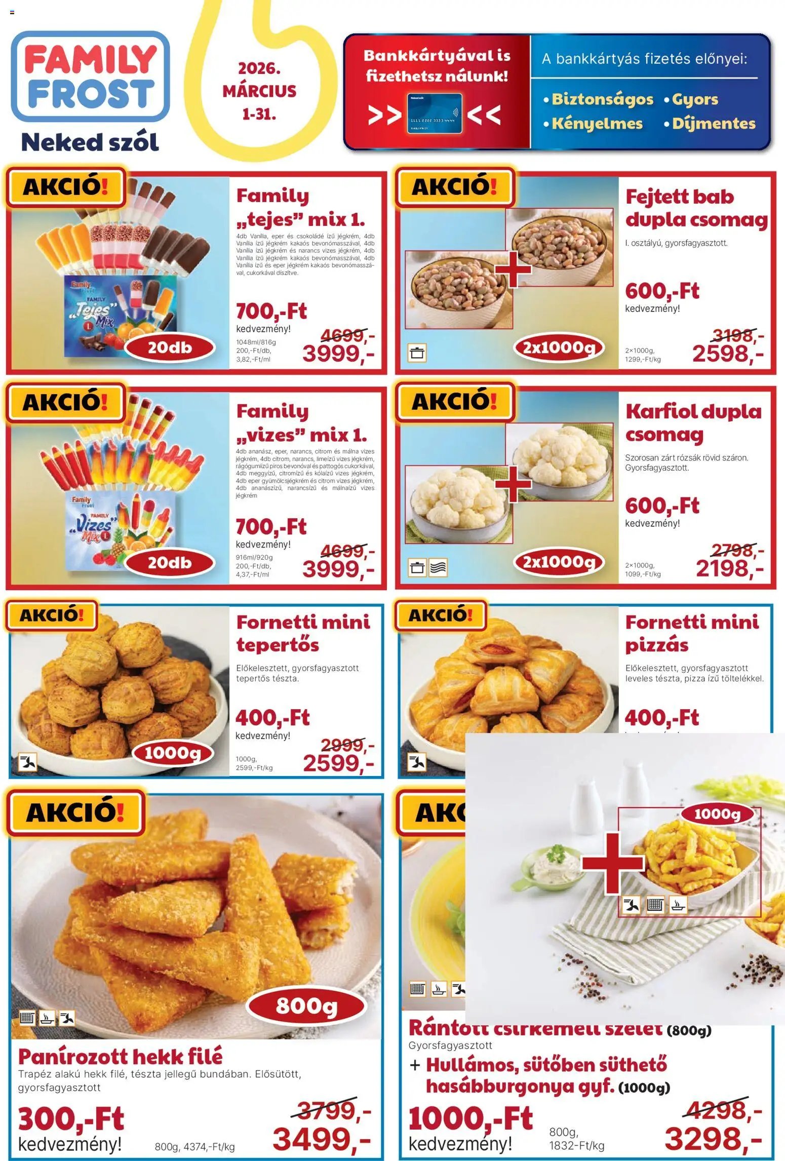 Family Frost újság 2026.03.01. Family Frost akciós újság (2026-03-01 - 2026-03-31)